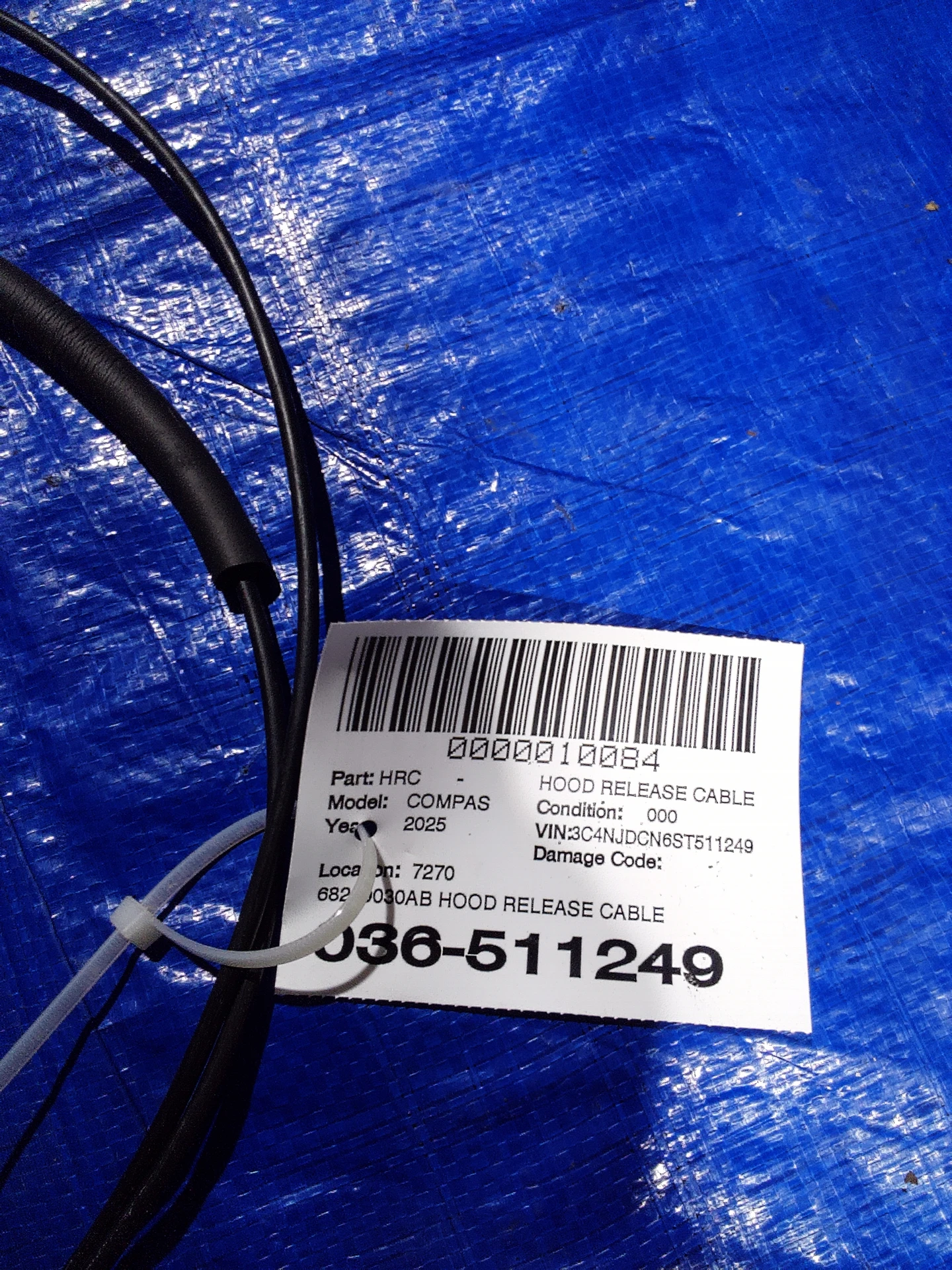 Hood Release Cable · 2