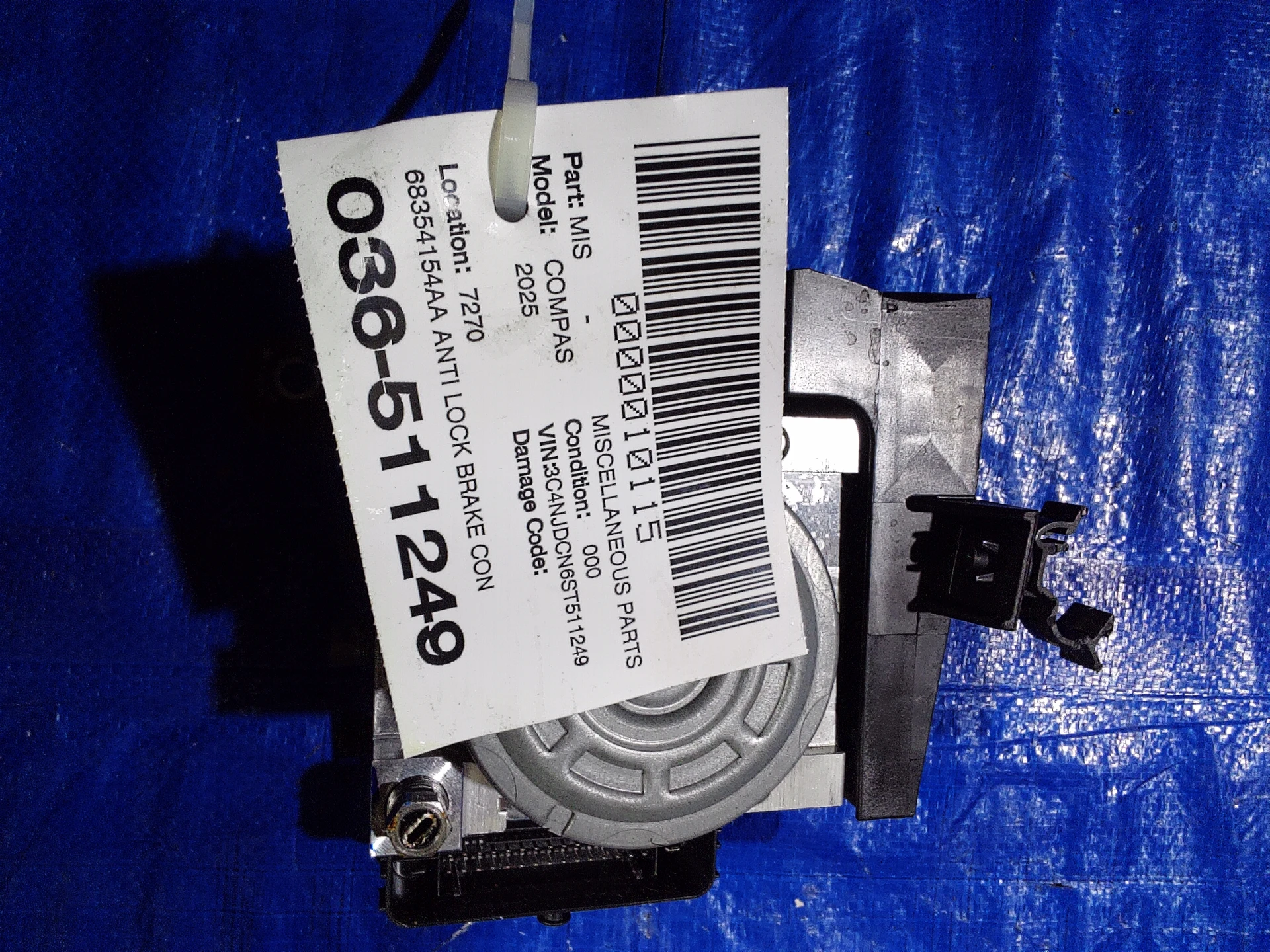 Anti Lock Brake Control Unit Modulator W/auto Stop Go · 2