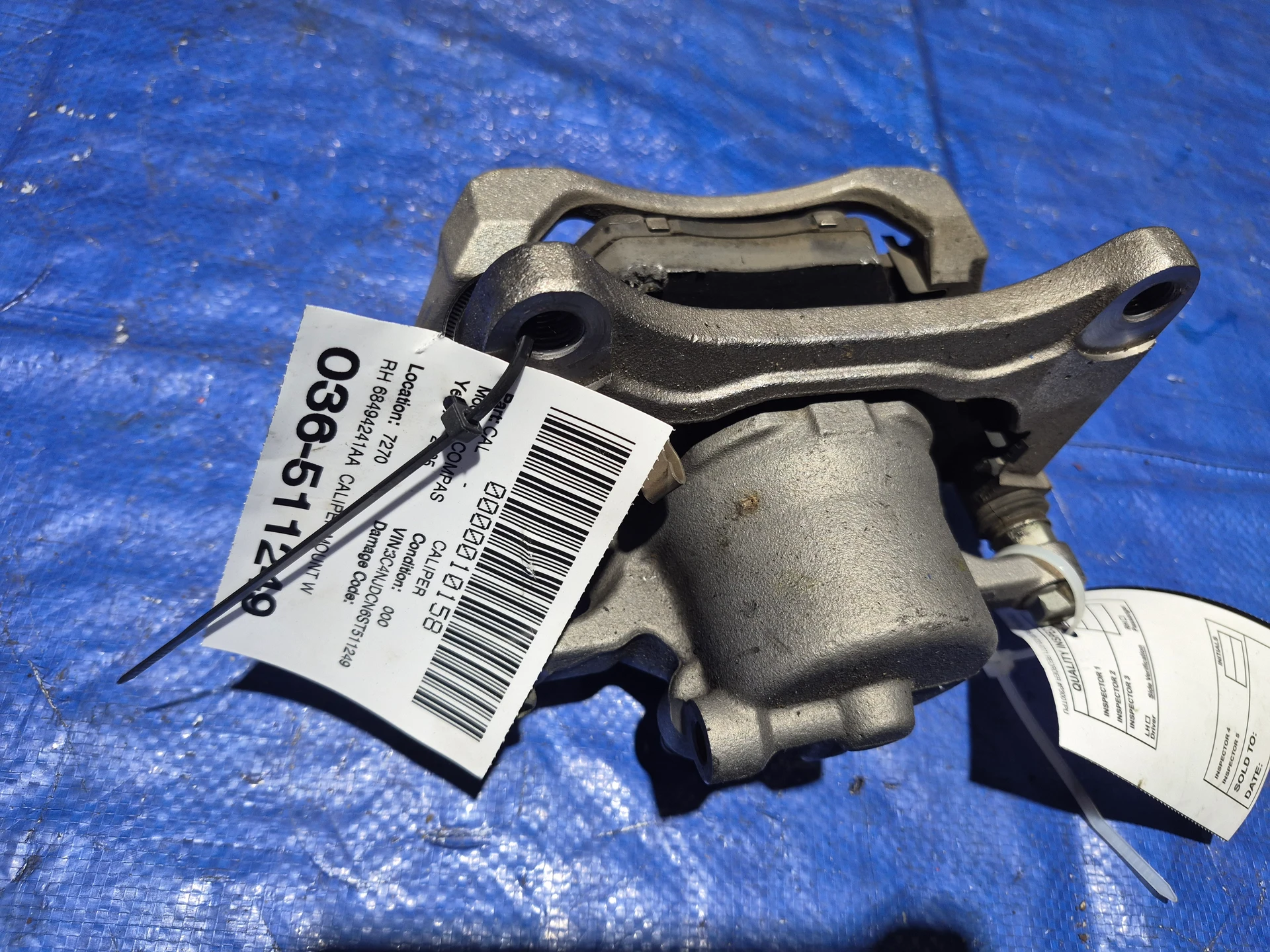 Rh Caliper Mount W/peft Brakes · 1