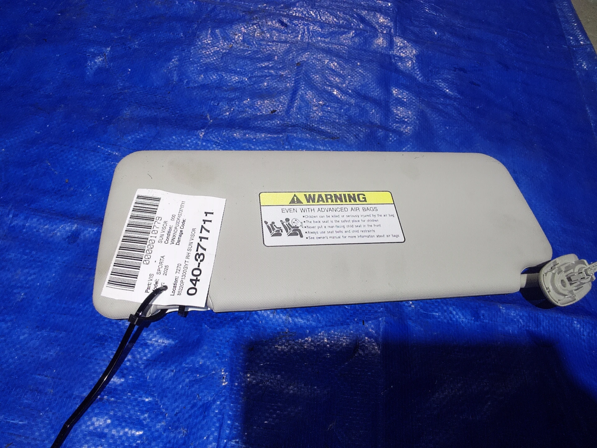 Rh Sun Visor · 1