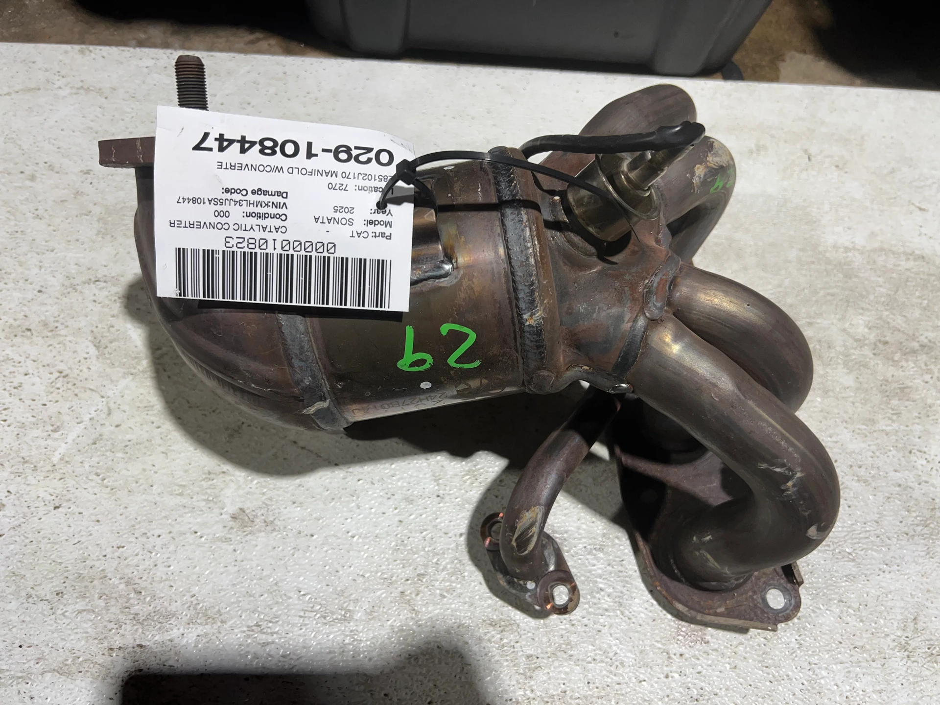 Manifold W/converter · 1