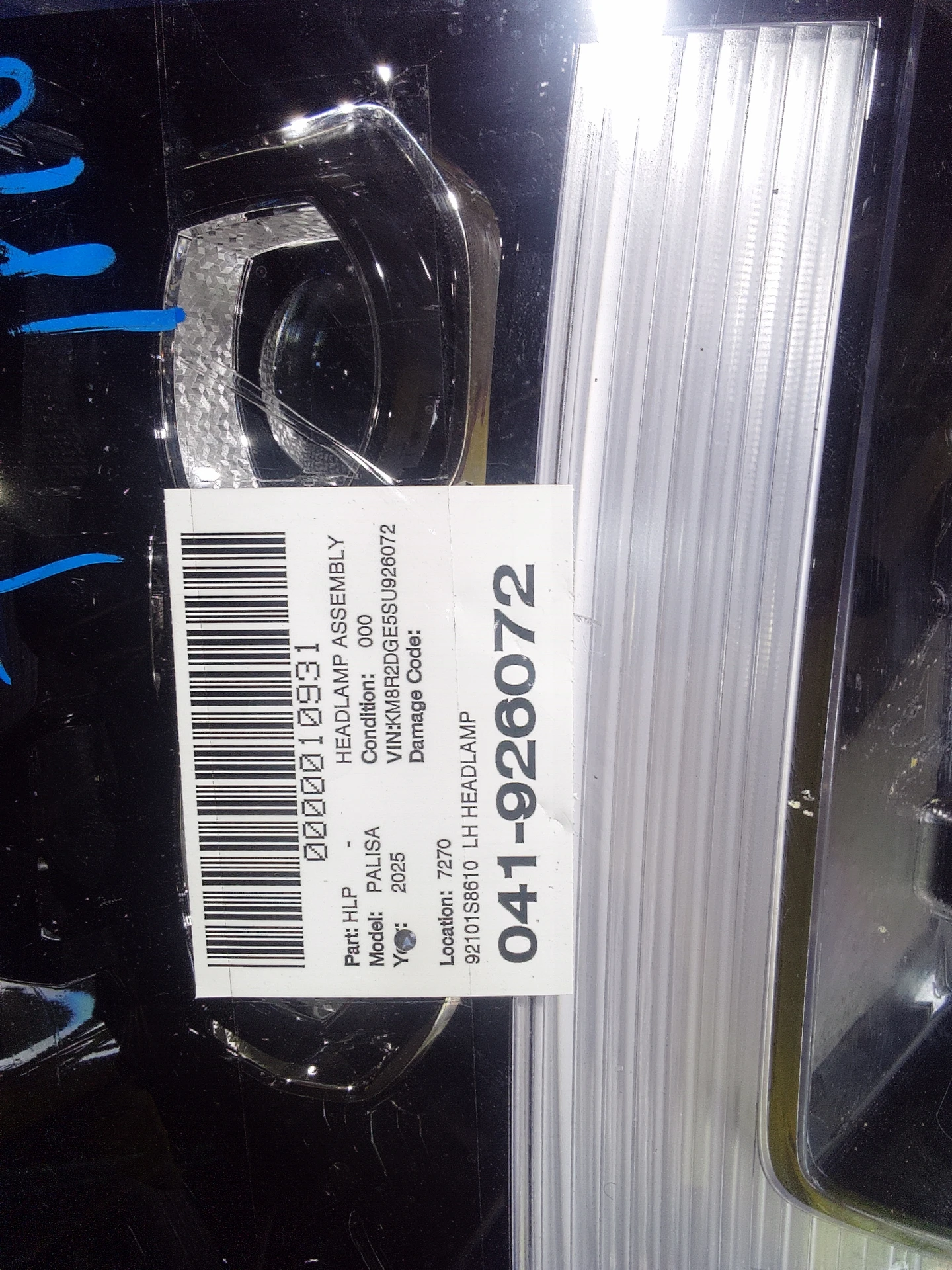 Lh Headlamp · 2