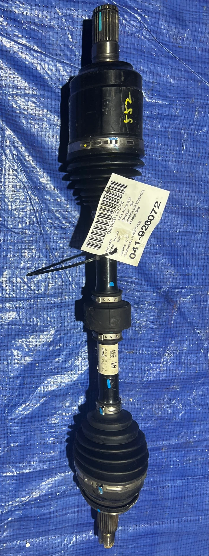 Lh Axle Assy · 1