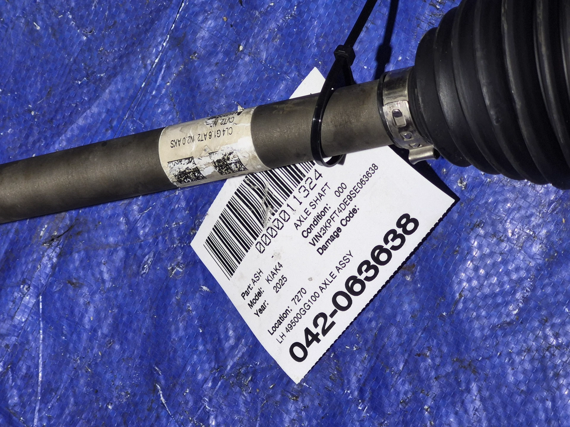Lh Axle Assy · 2
