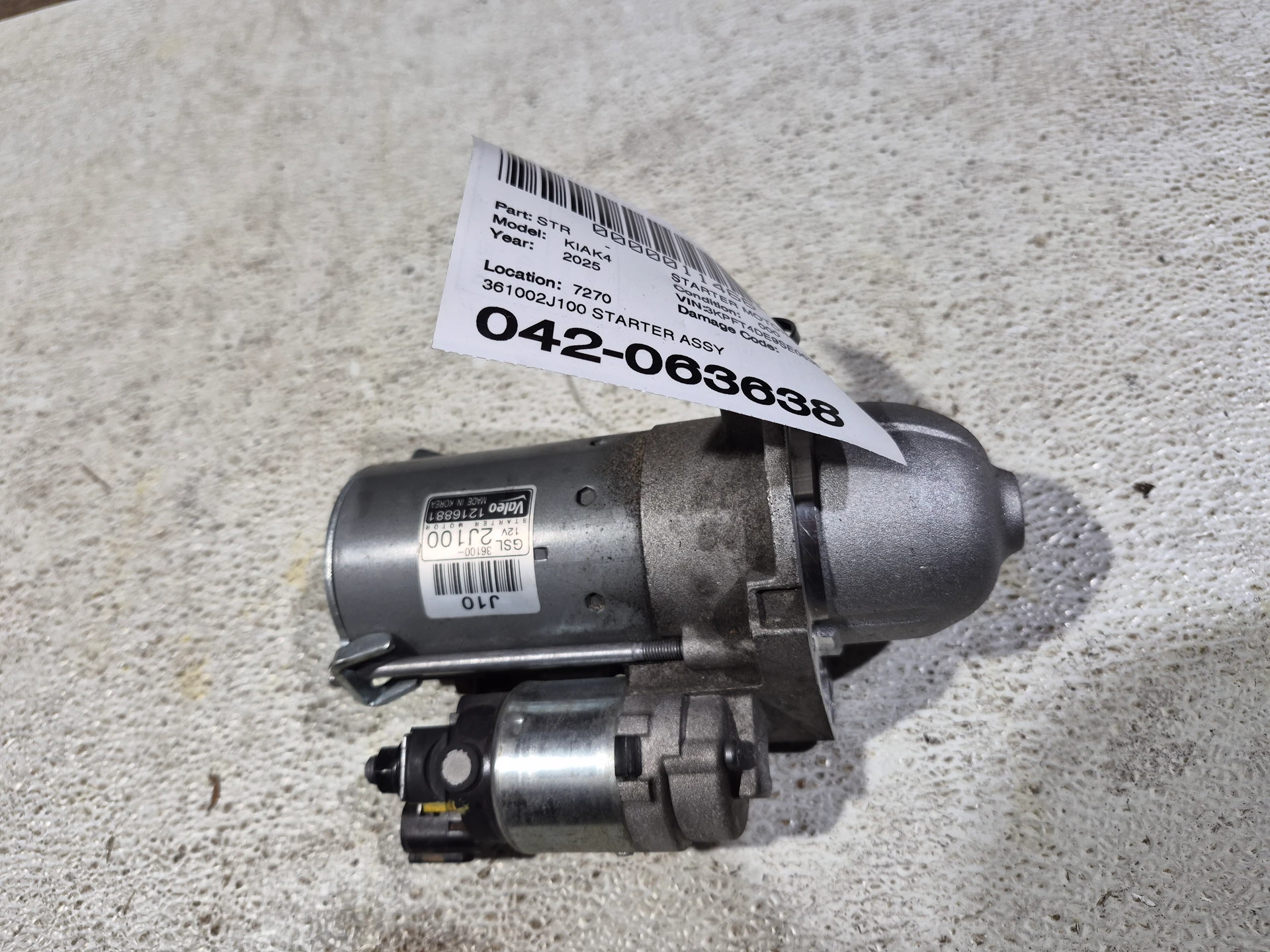 Starter Assy · 1