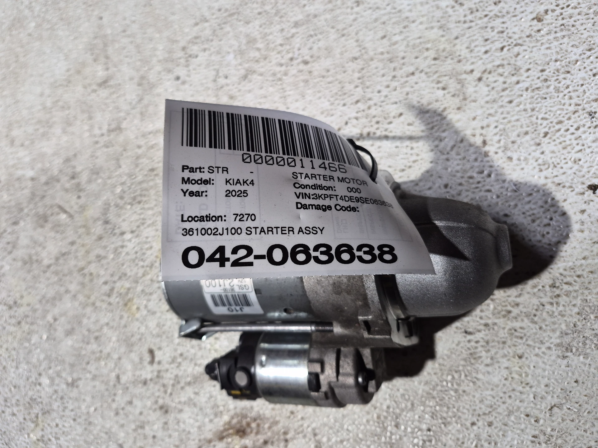 Starter Assy · 2