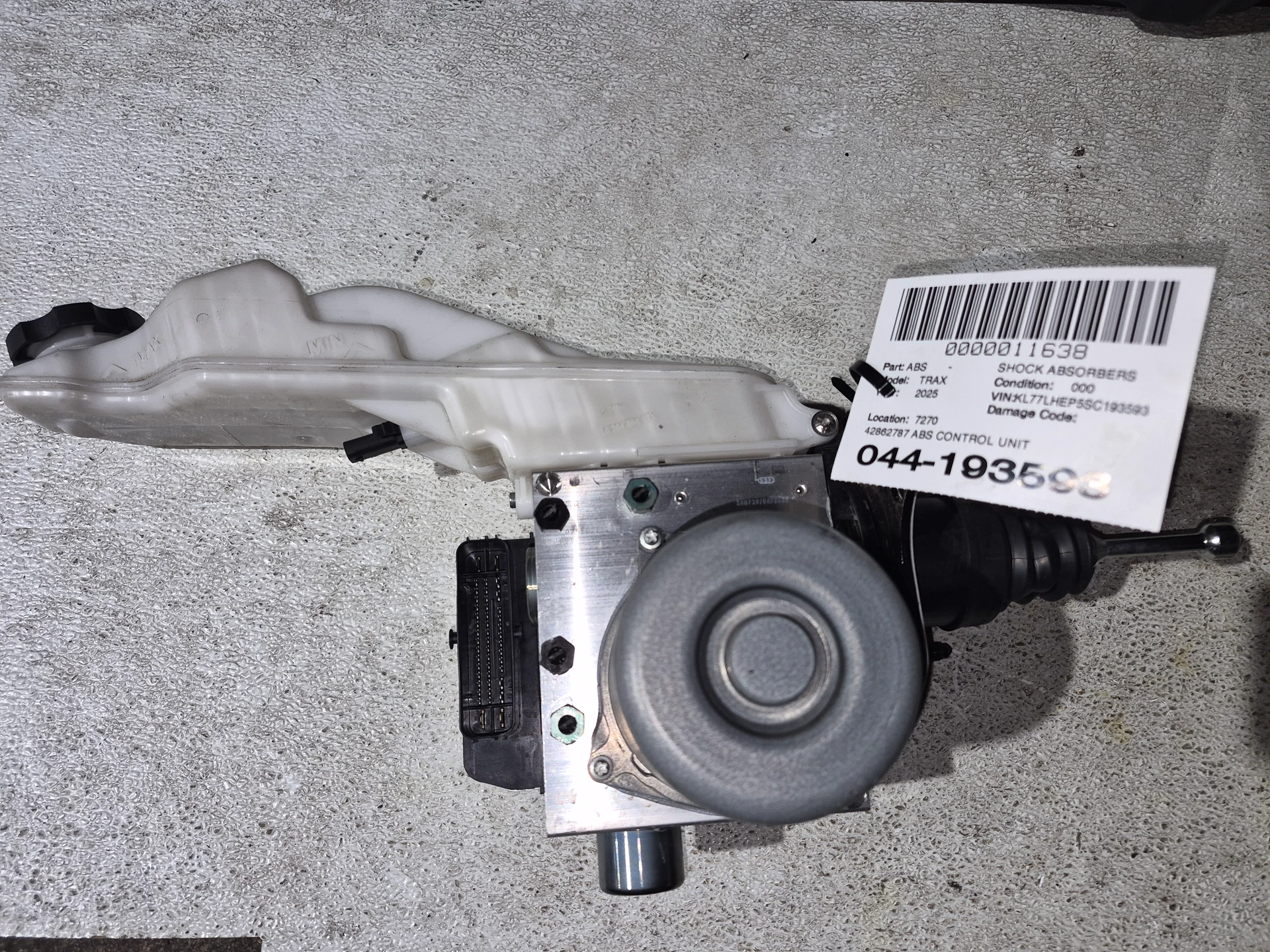 Abs Control Unit · 1