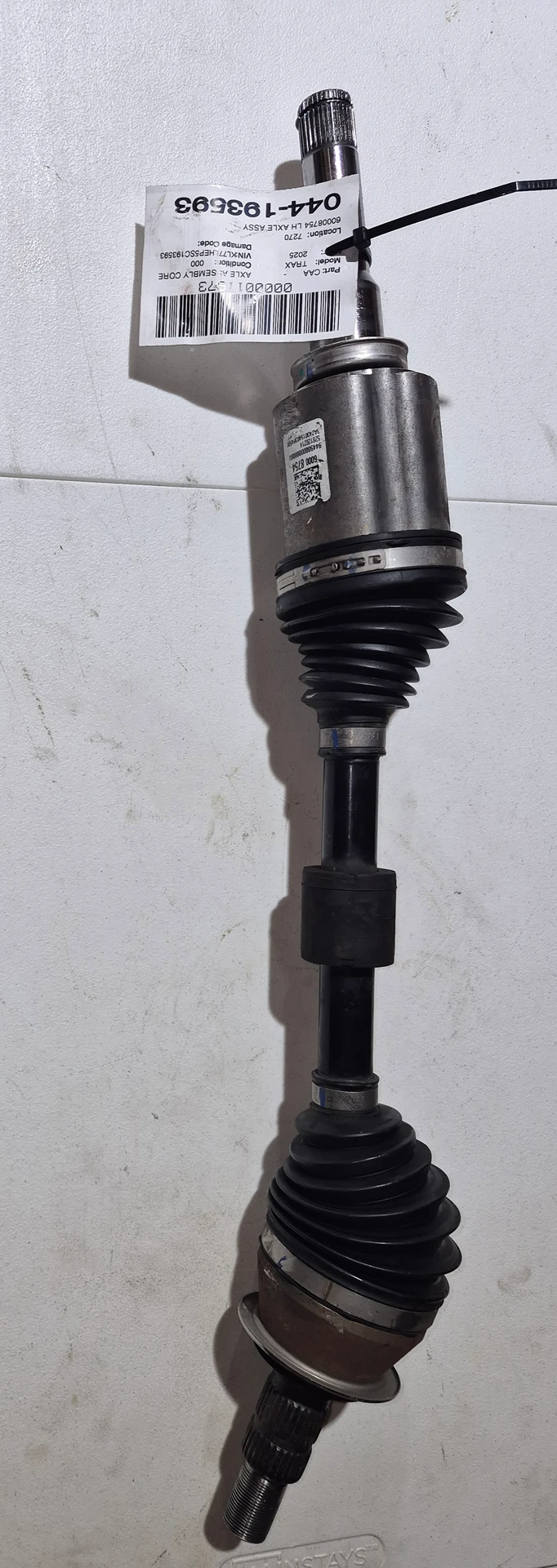 Lh Axle Assy · 1