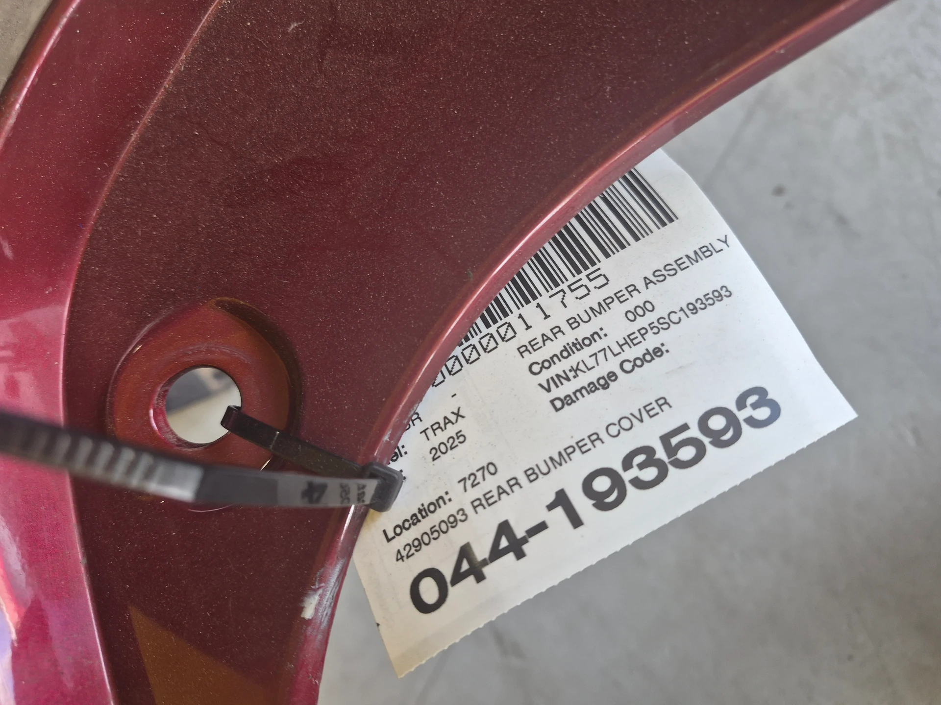 Rear Bumper Cover · 2