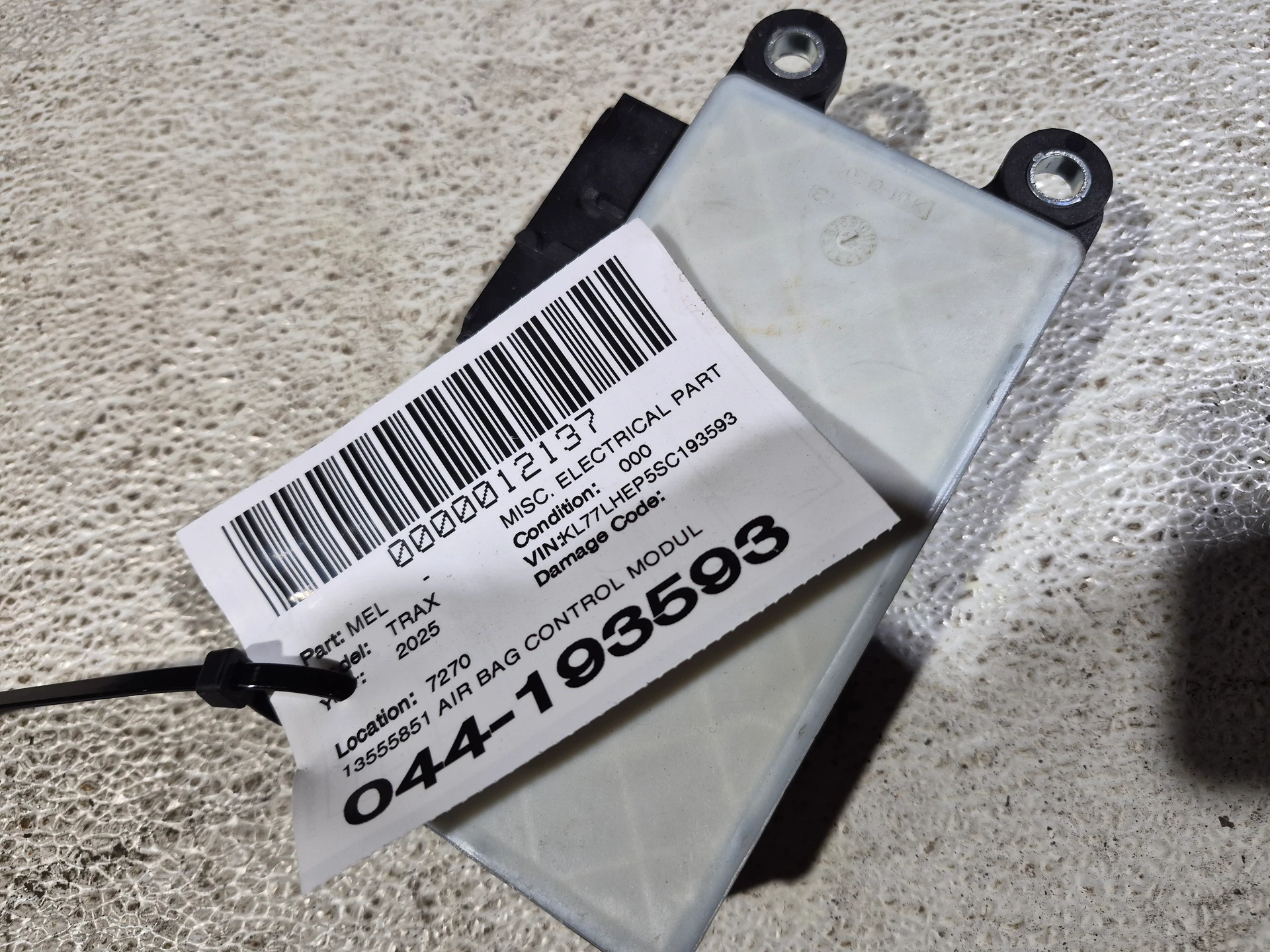 Air Bag Control Module Unit · 2