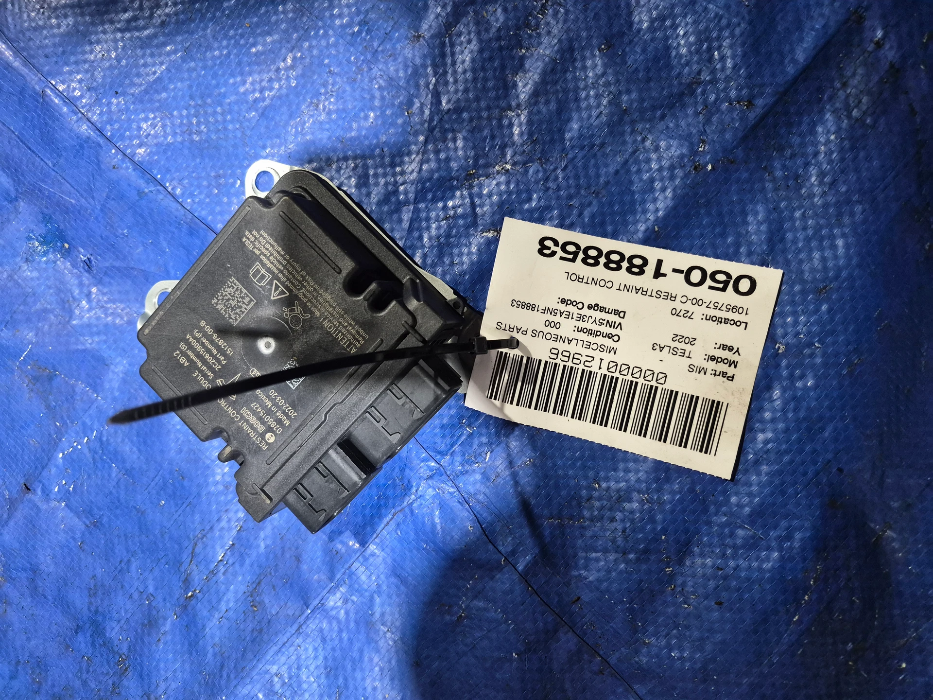 Restraint Control Module · 1