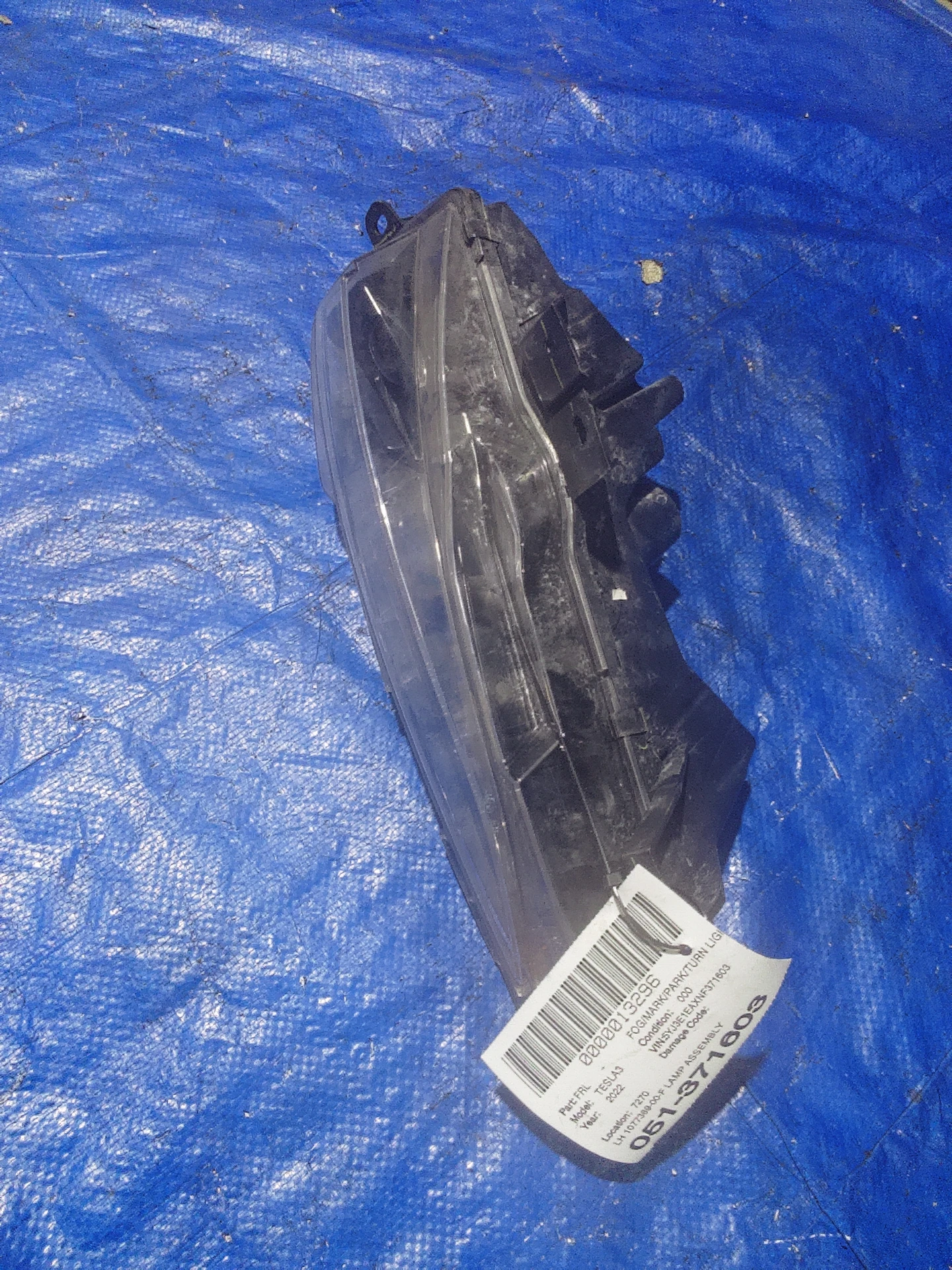 Lh Lamp Assembly Fascia Lamp Front · 1