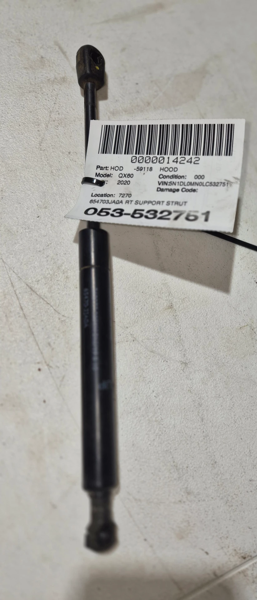 Rt Support Strut · 1
