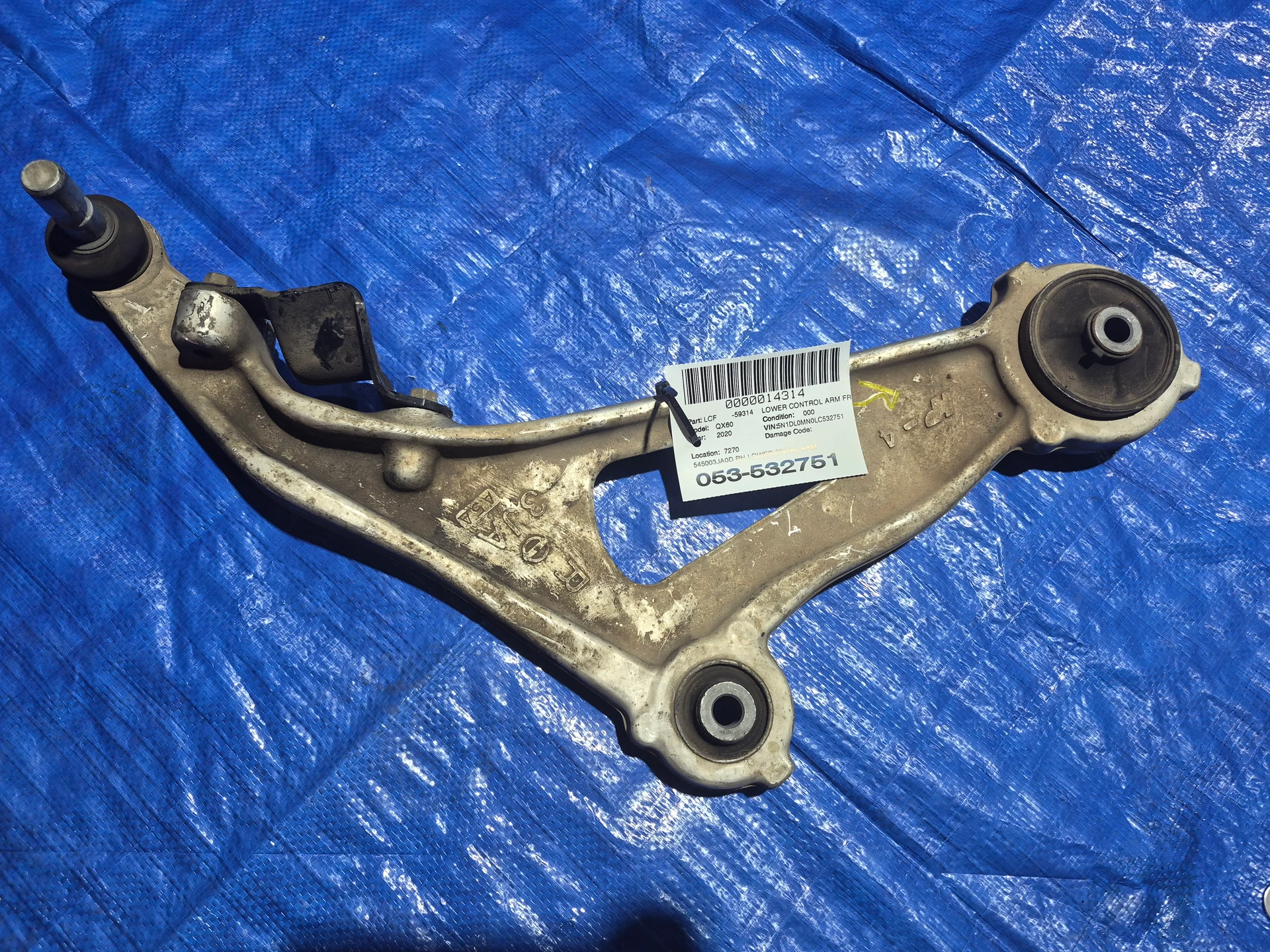 Rh Lower Cntrl Arm · 1
