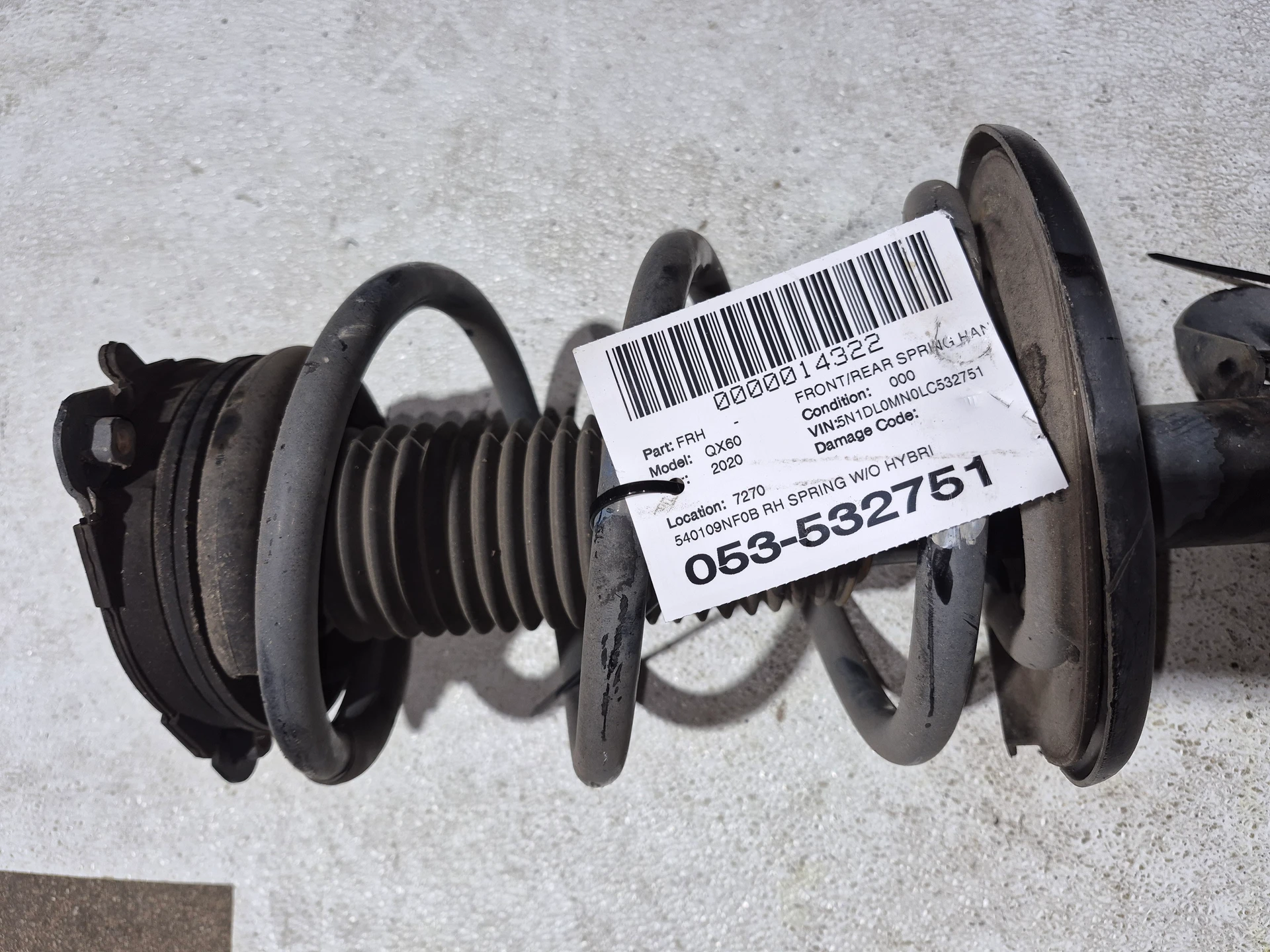 Rh Spring w/o Hybrid Fwd · 1