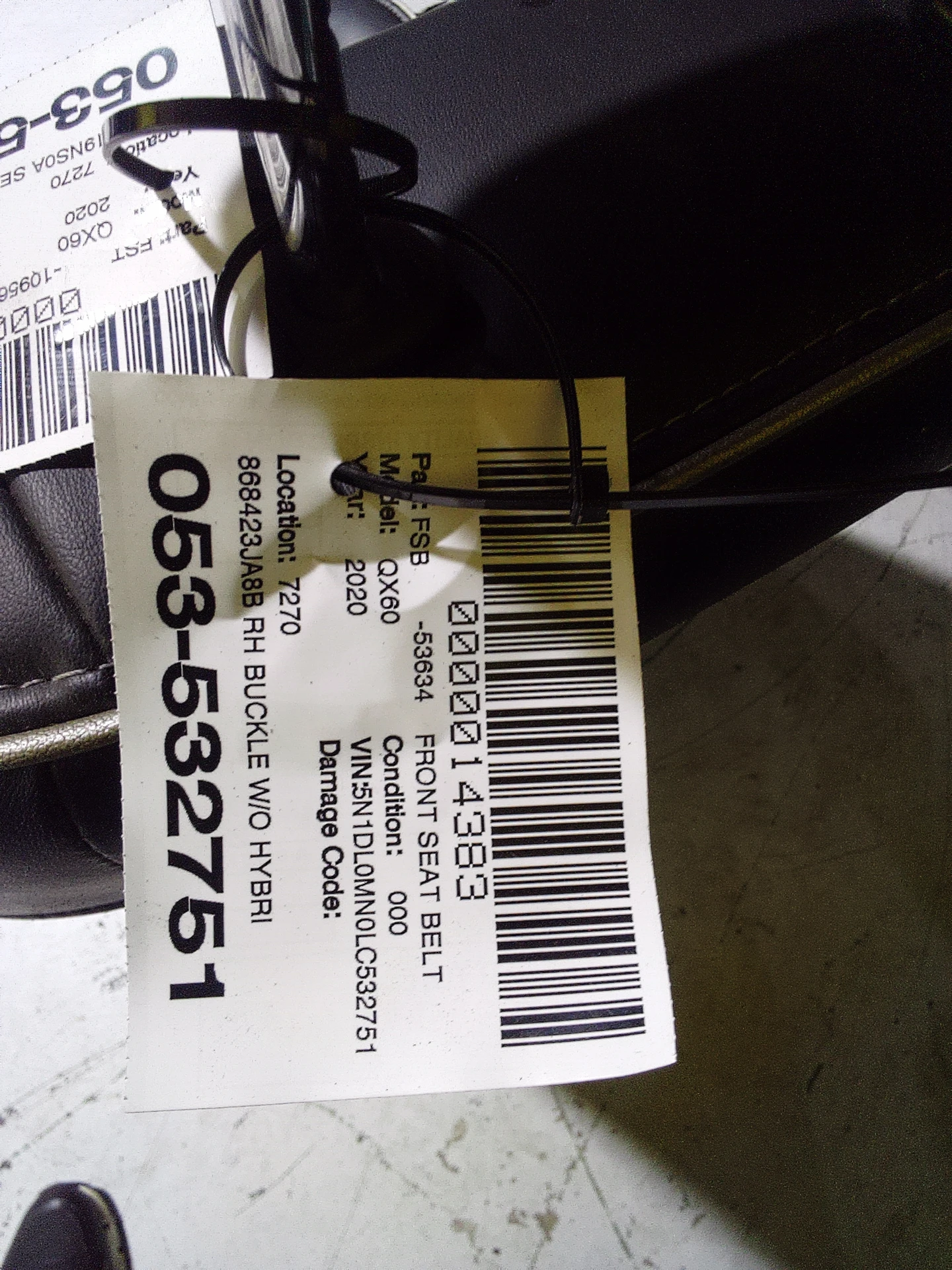Rh Buckle w/o Hybrid Graphite · 2