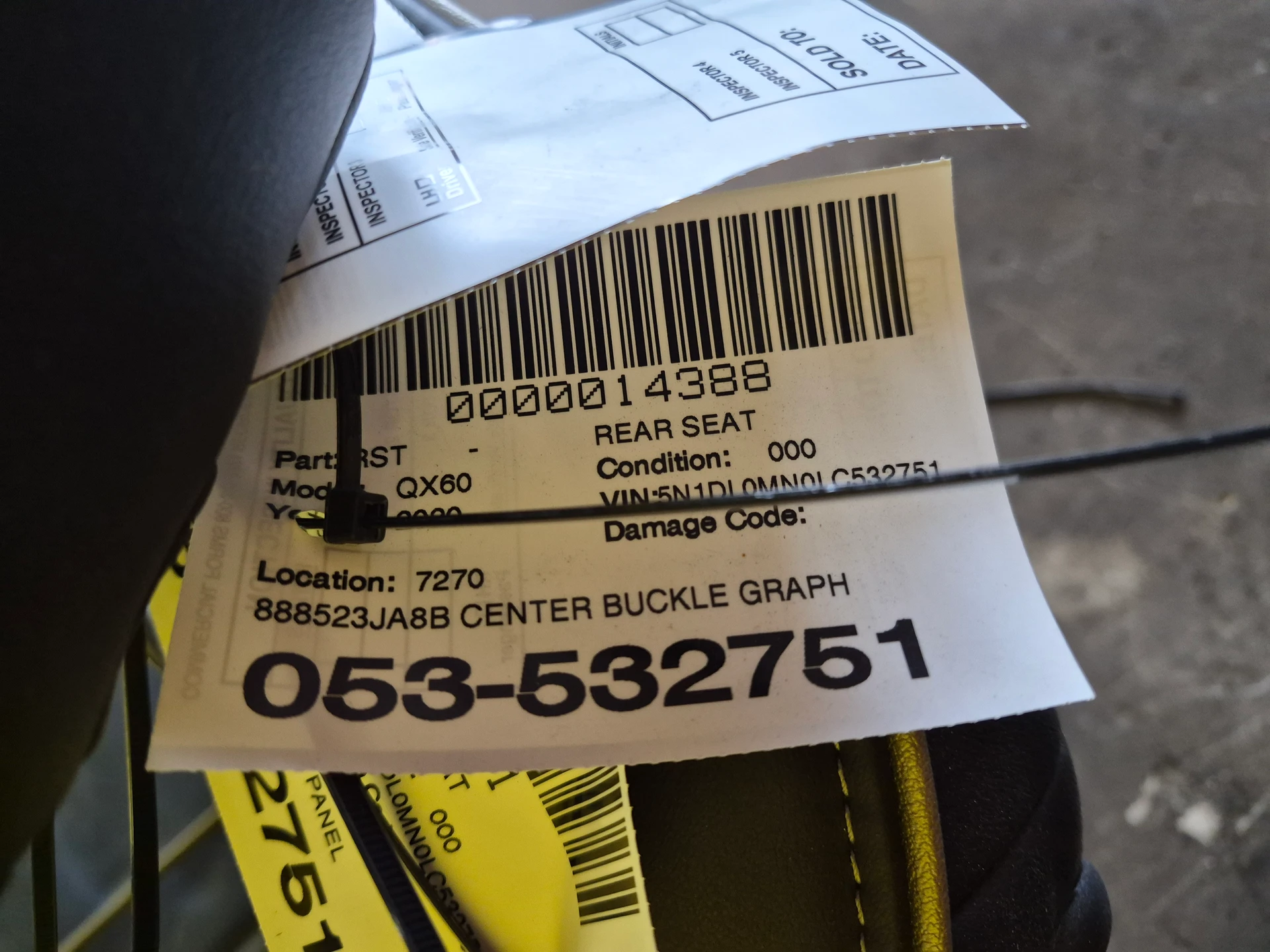 Center Buckle Graphite · 2