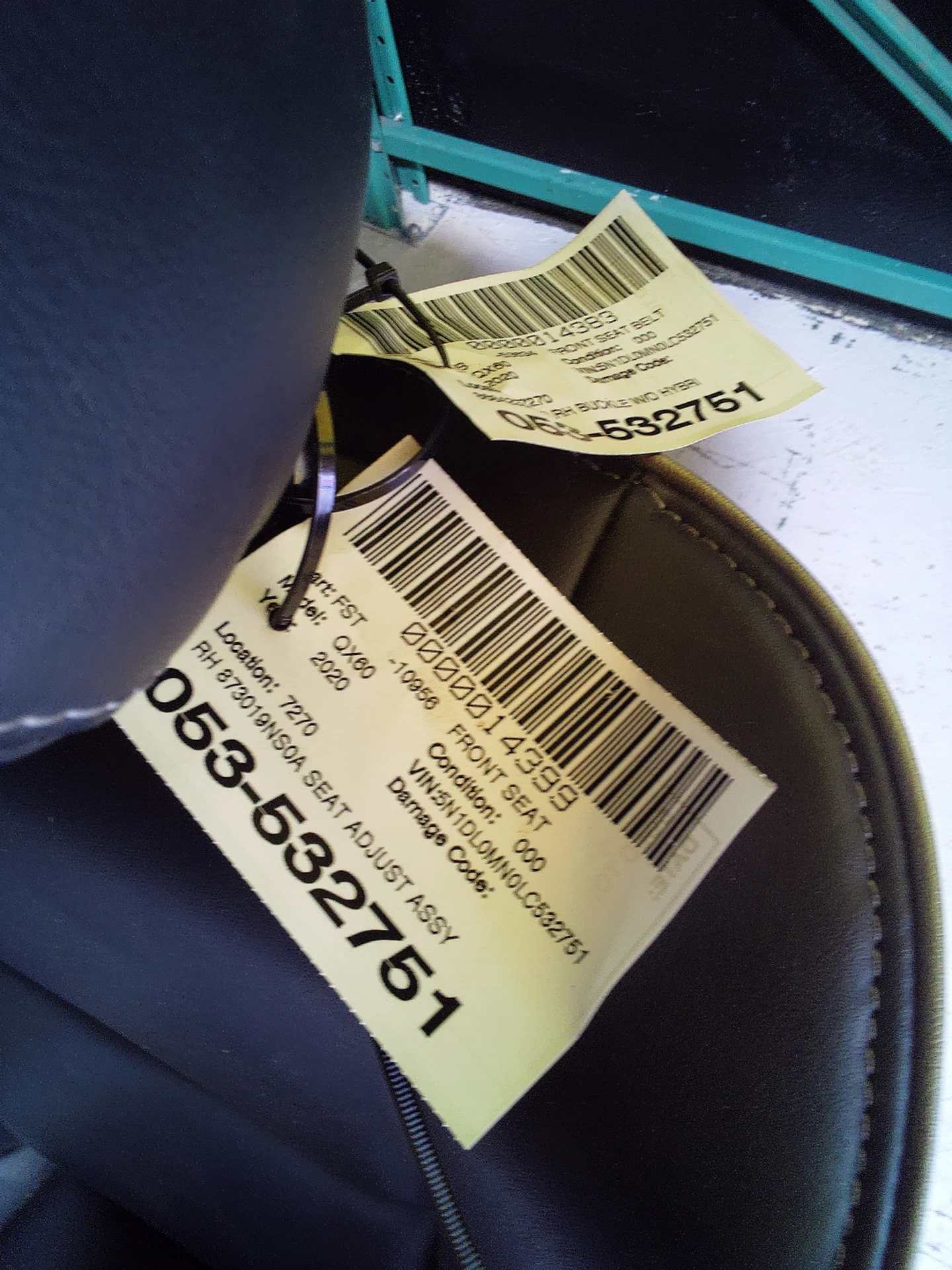 Rh Seat Adjust Assy w/o Drive Assist Pkg · 2