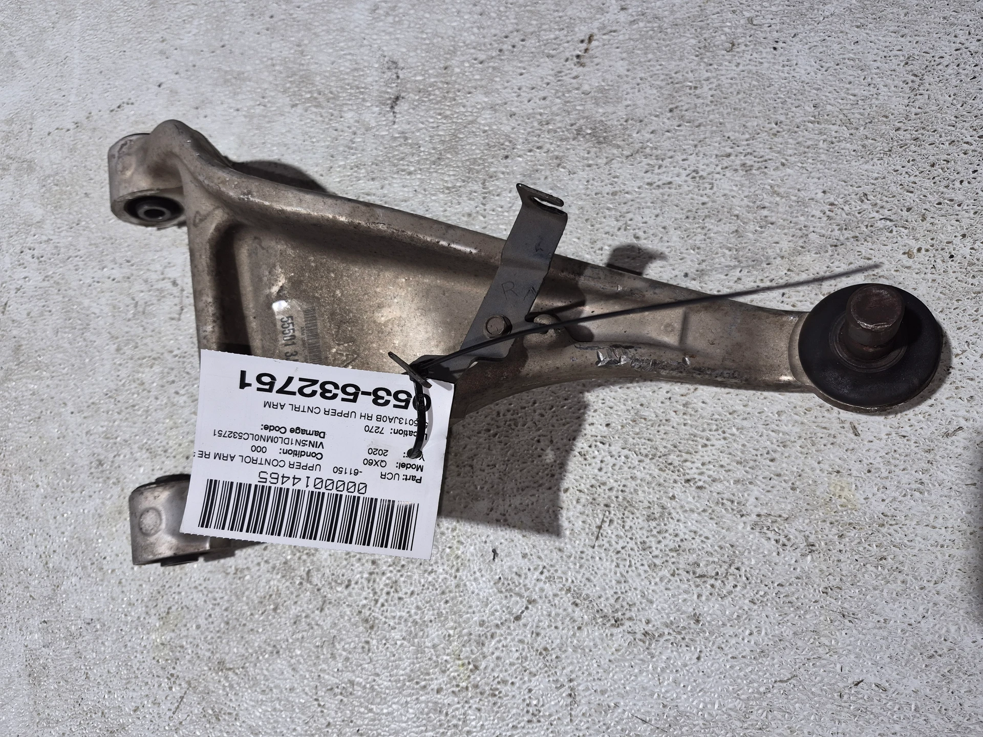 Rh Upper Cntrl Arm · 1