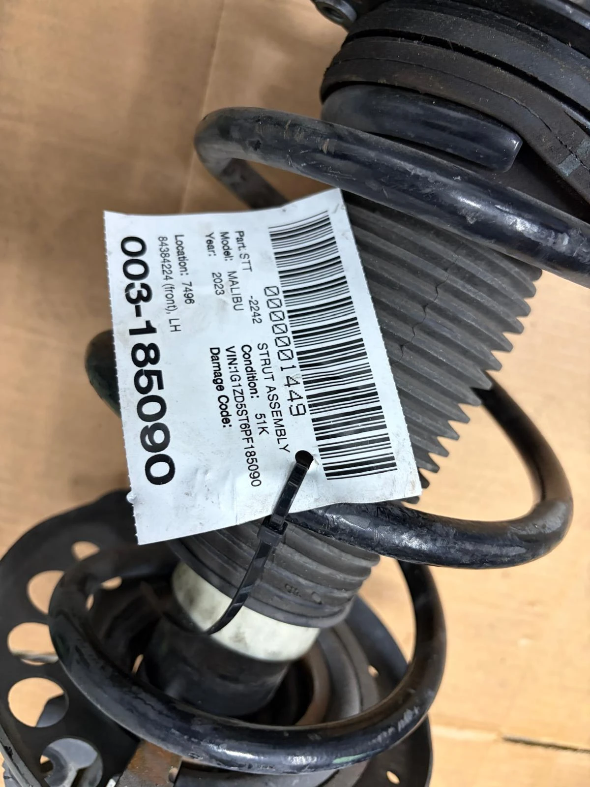 Lh Front Strut Assy · 2