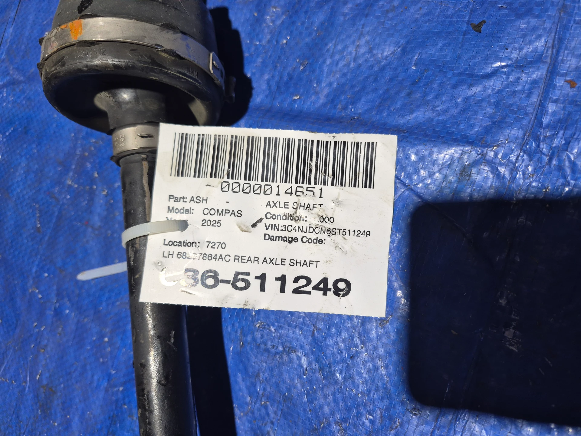 Lh Rear Axle Shaft · 2