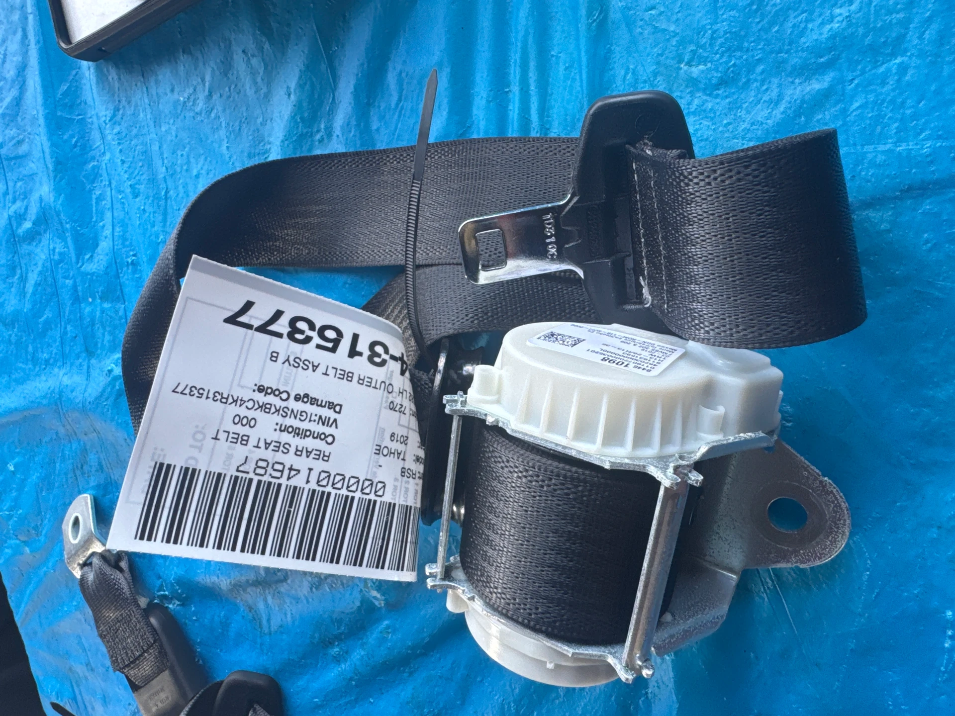 Lh Outer Belt Assy Black · 1