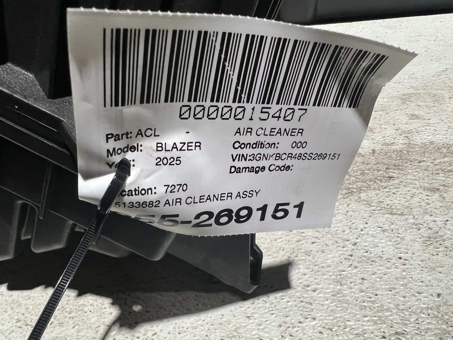 Air Cleaner Assy · 2
