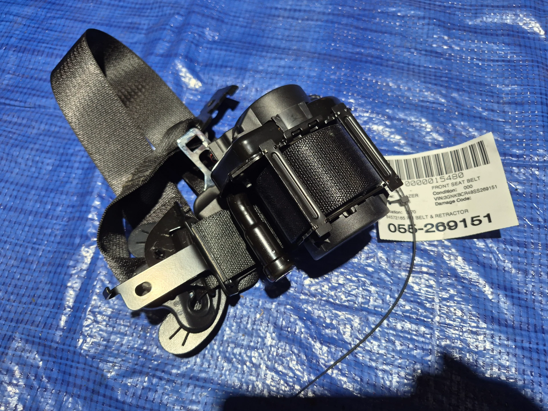 Rh Belt & Retractor · 1