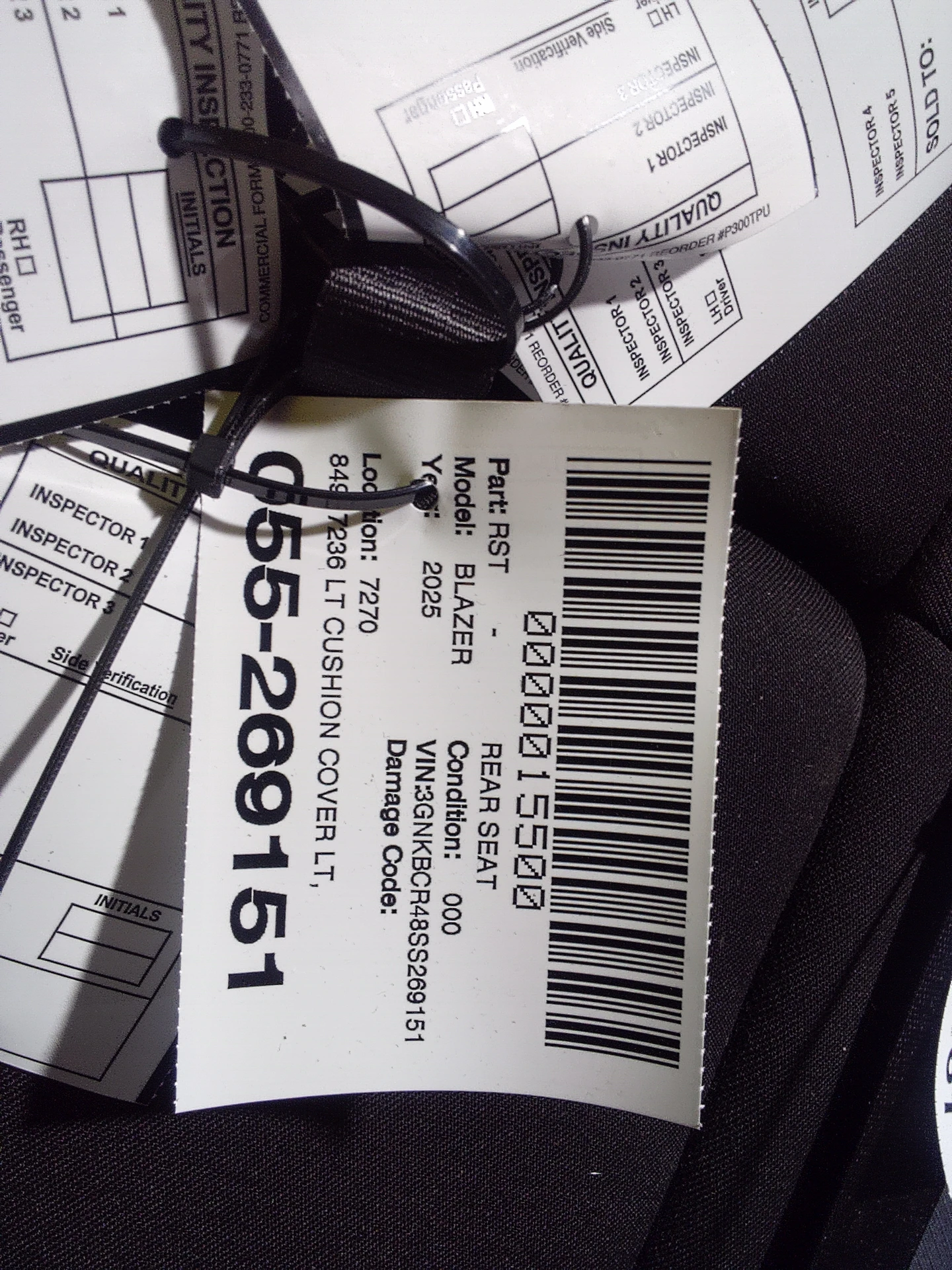 Lt Cushion Cover Lt, Blazer, Cloth Black · 2