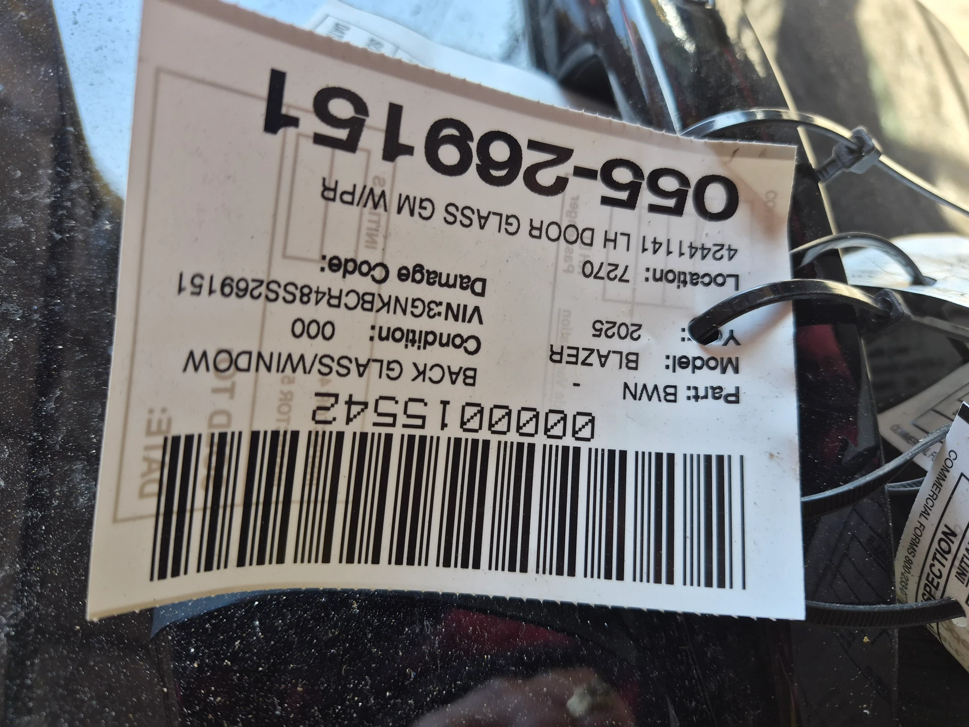 Lh Door Glass · 2