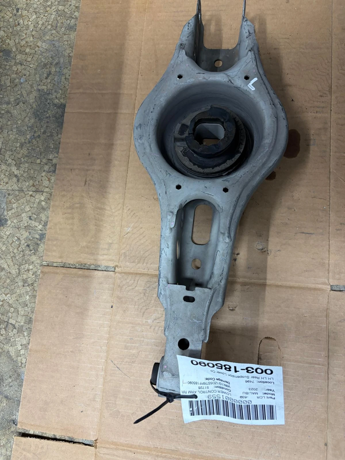 Lh Rear Lower Control Arm · 1