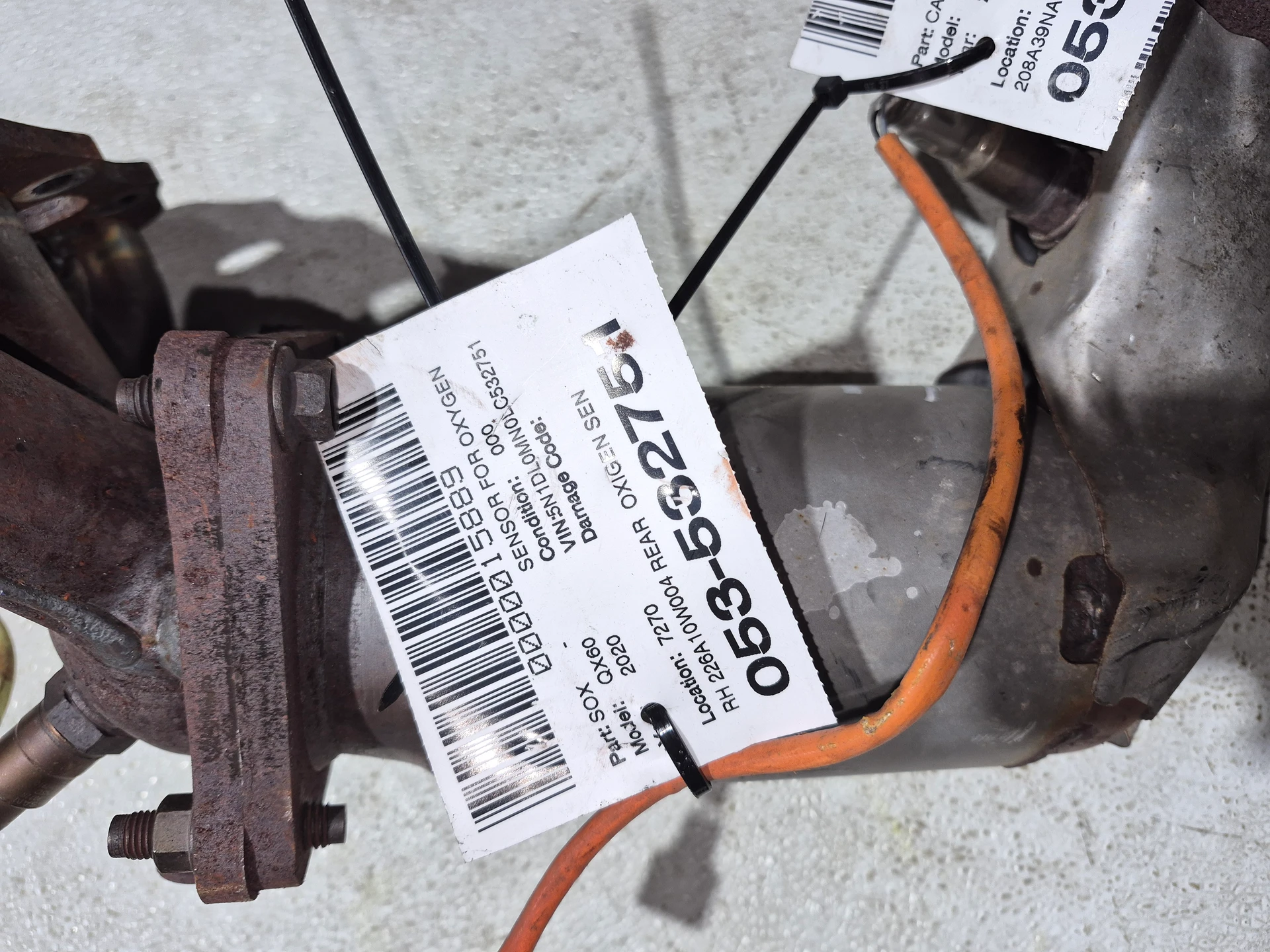 Rh Rear Oxigen Sensor · 2