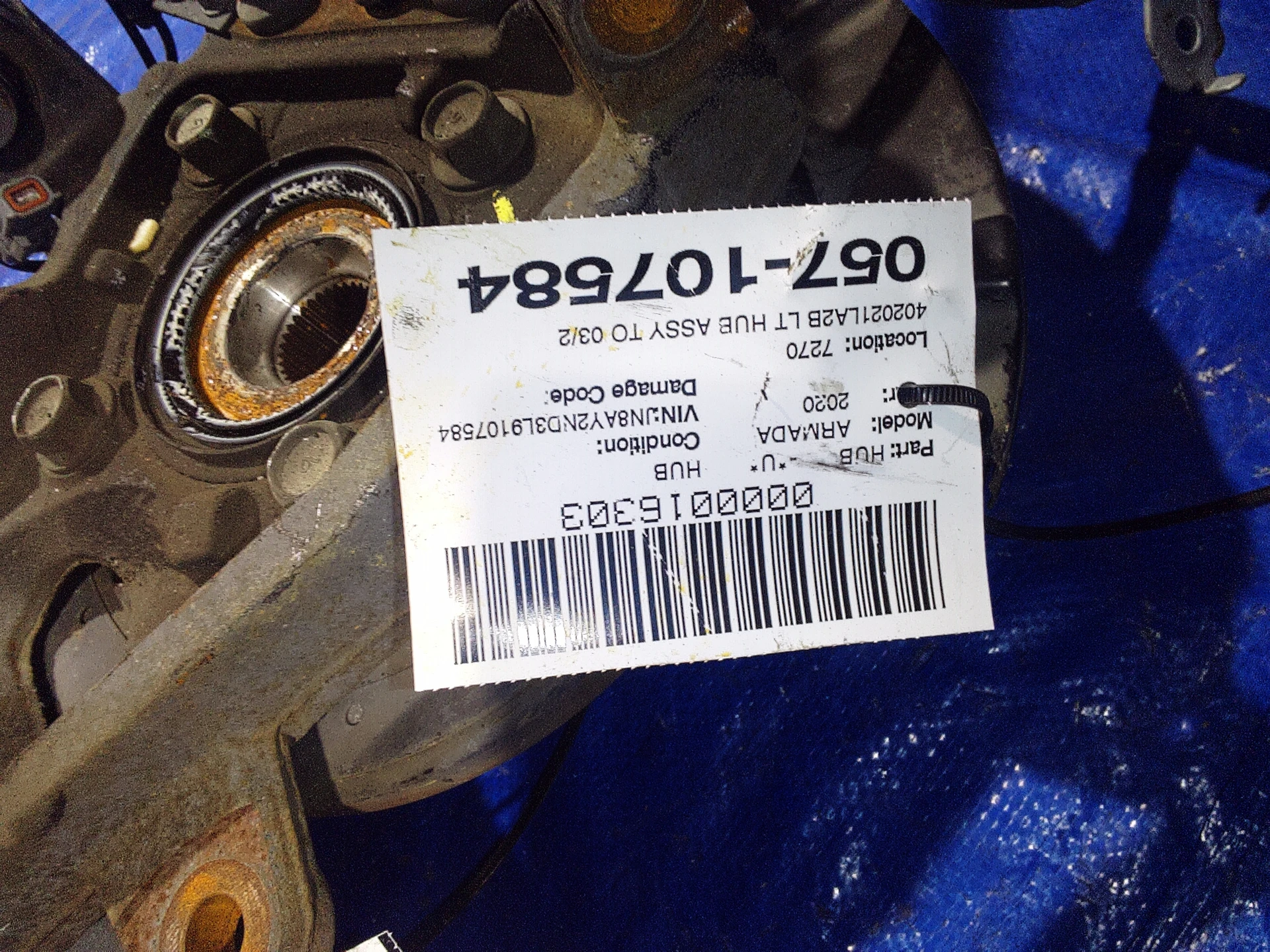 Lt Hub Assy To 03/2021 · 2