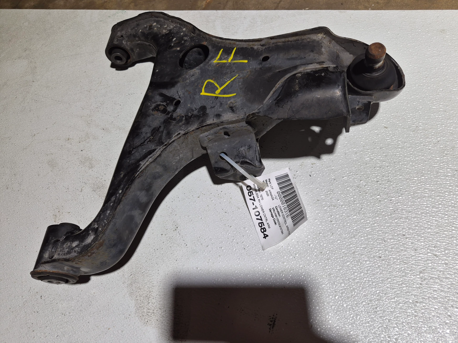 Rh Lower Cntrl Arm · 1