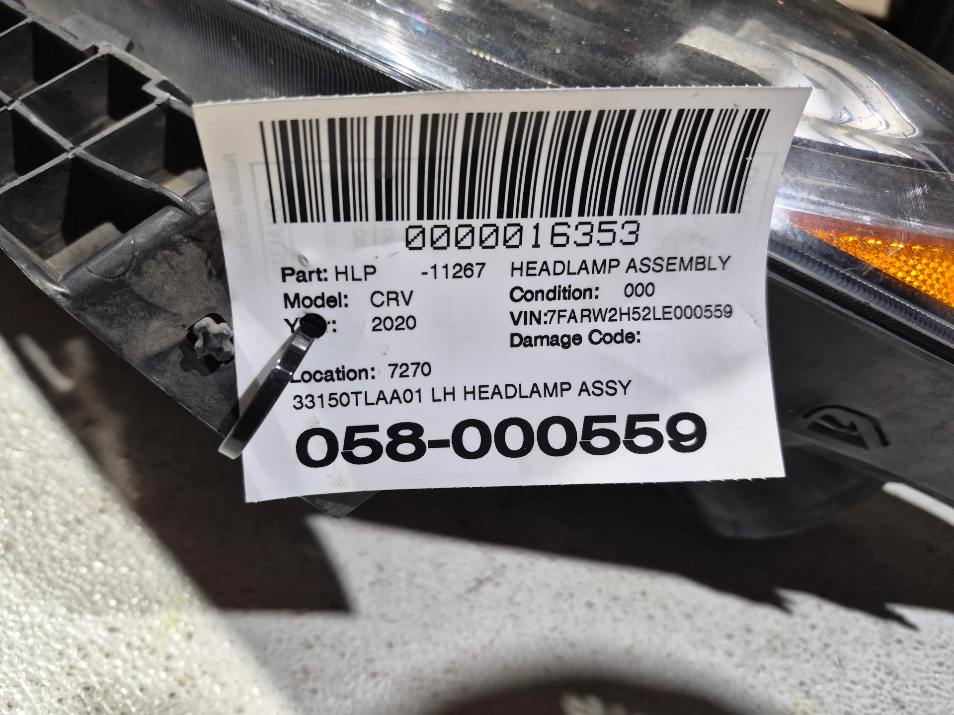Lh Headlamp Assy · 3