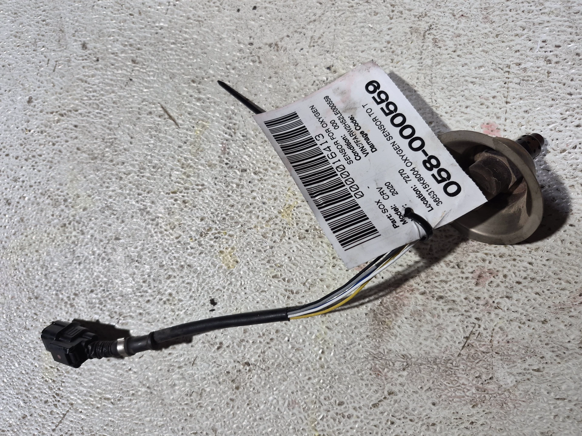 Oxygen Sensor To Turbocharger · 1