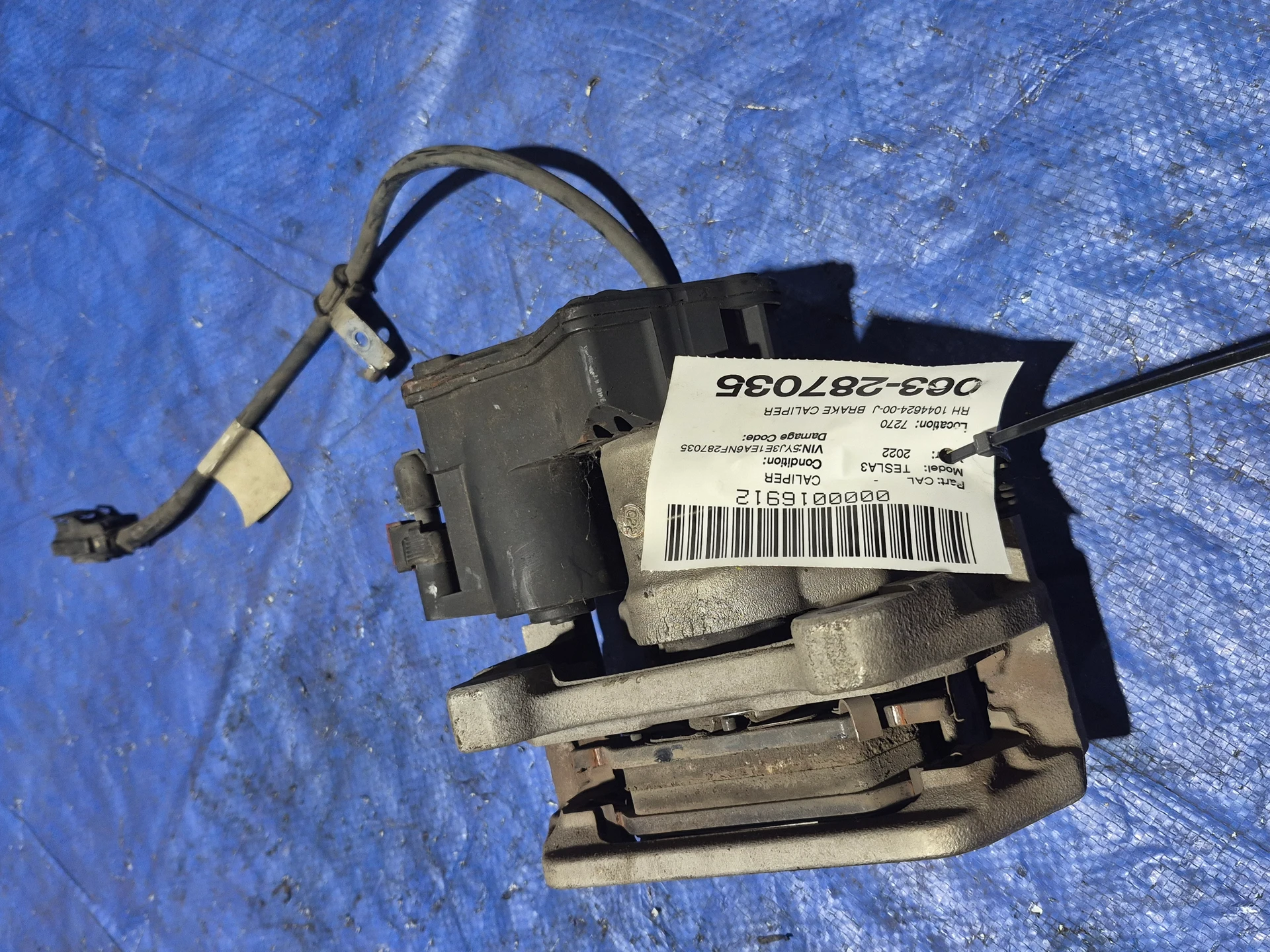 Rh Brake Caliper Rear · 1
