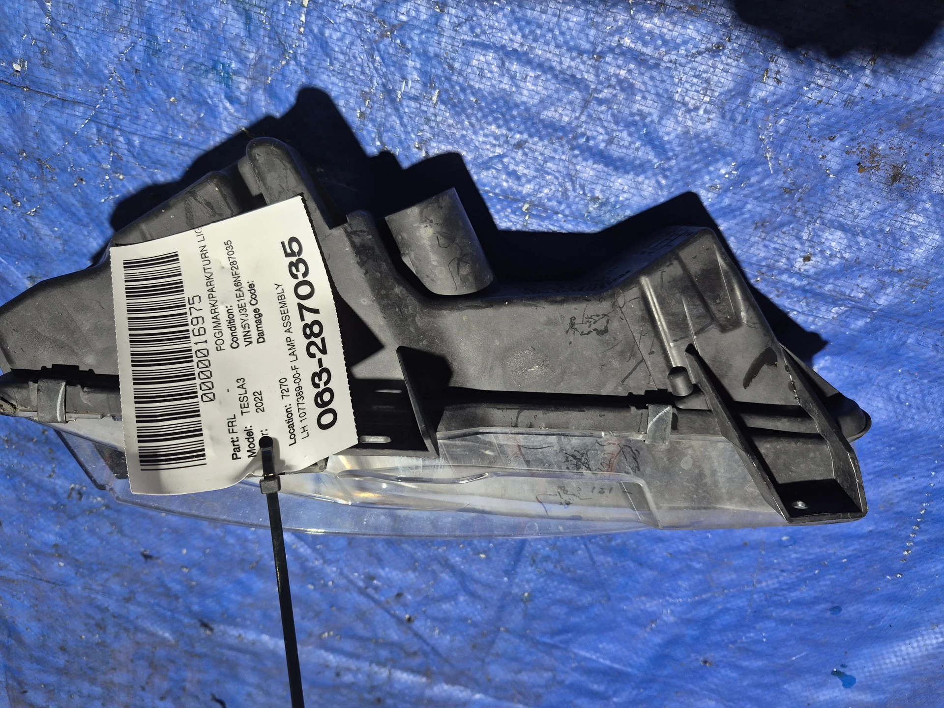 Lh Lamp Assembly Fascia Lamp Front · 2