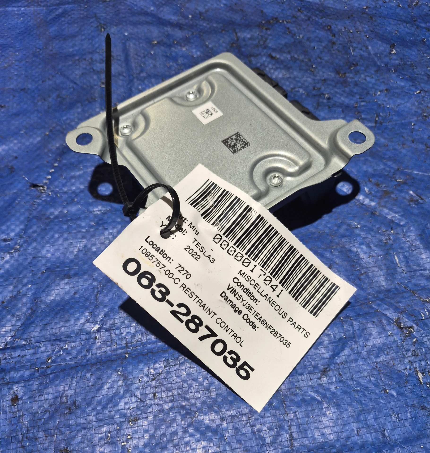 Restraint Control Module · 1