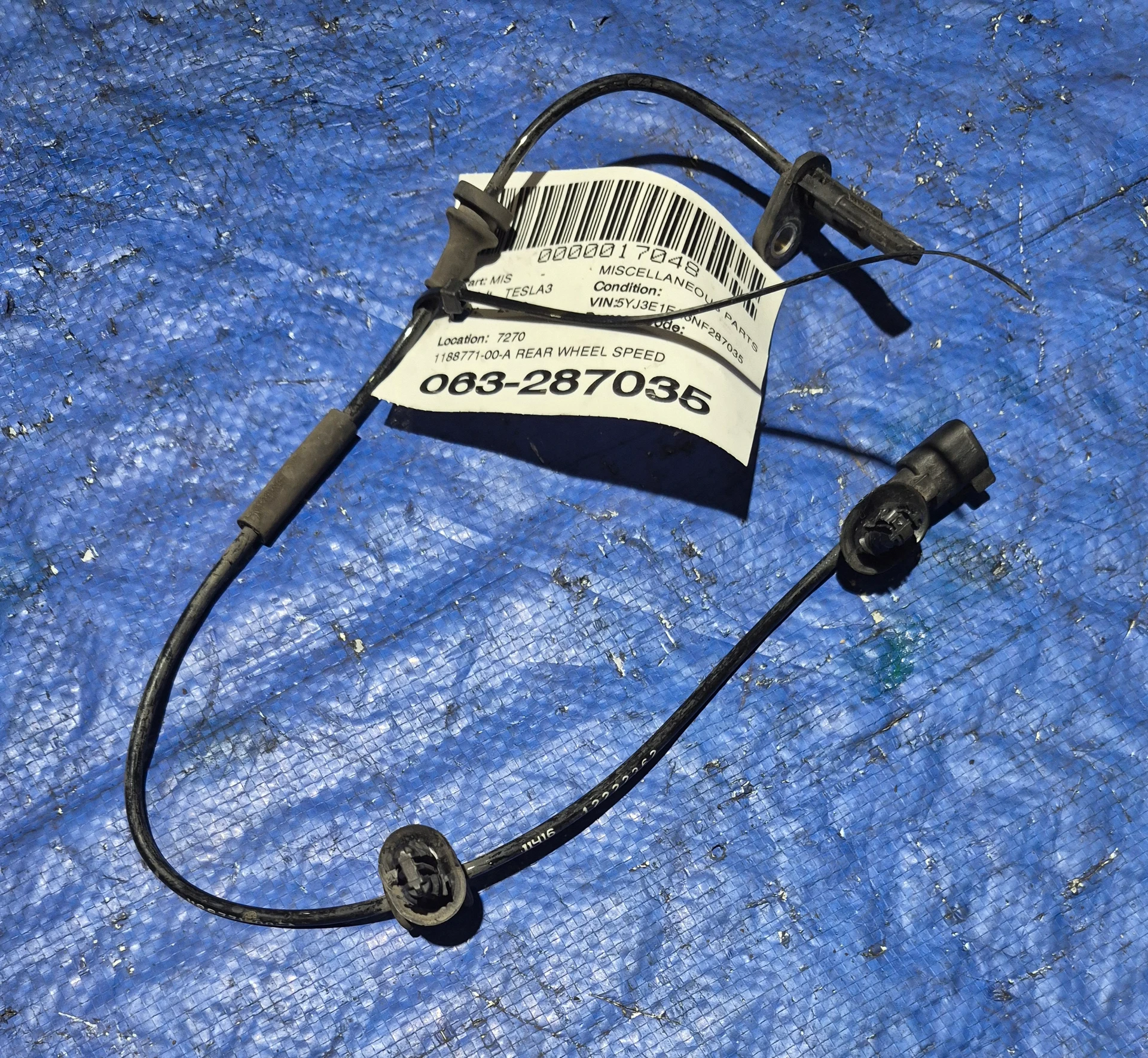 Rear Wheel Speed Sensor · 1