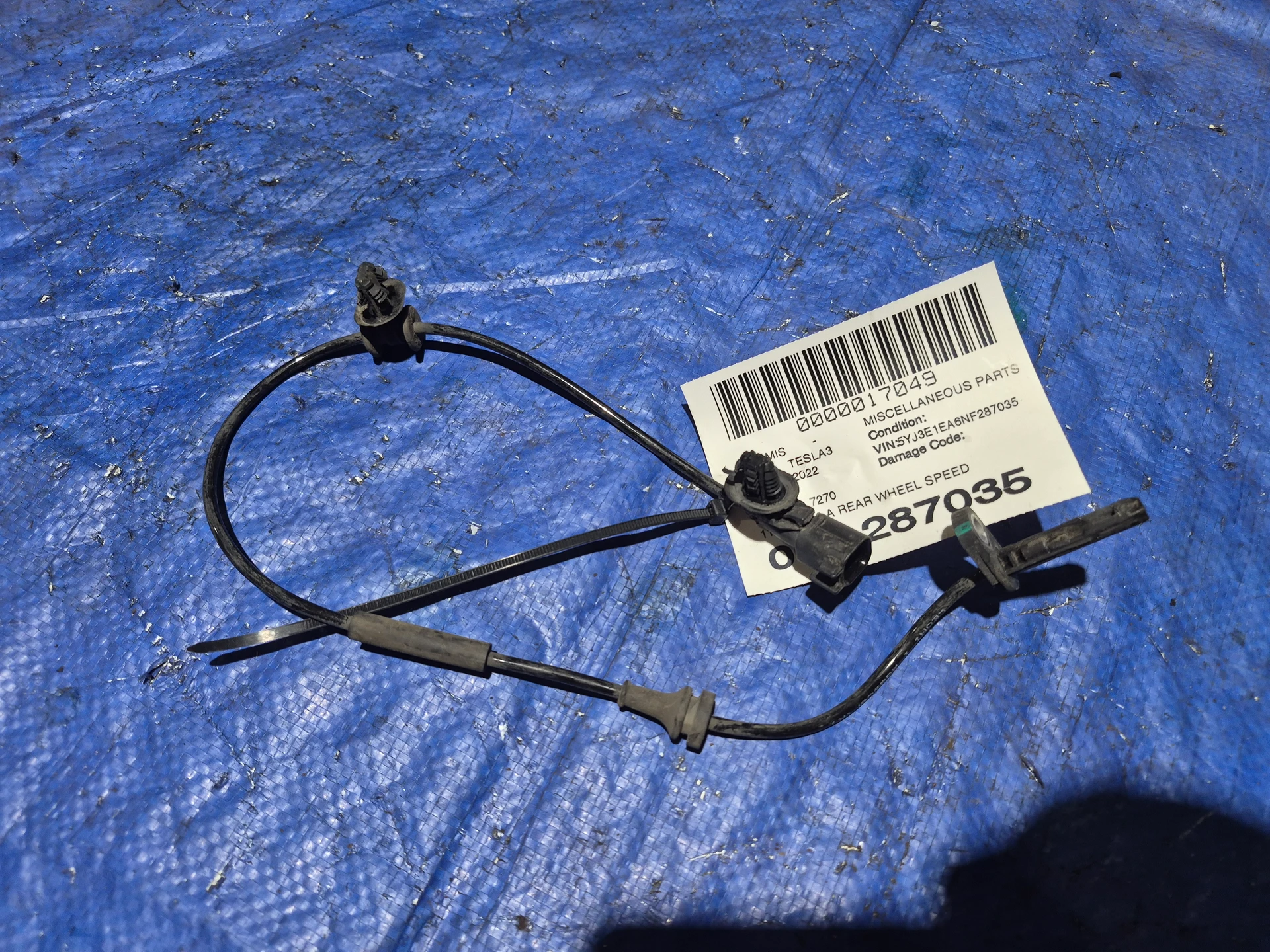 Rear Wheel Speed Sensor · 1