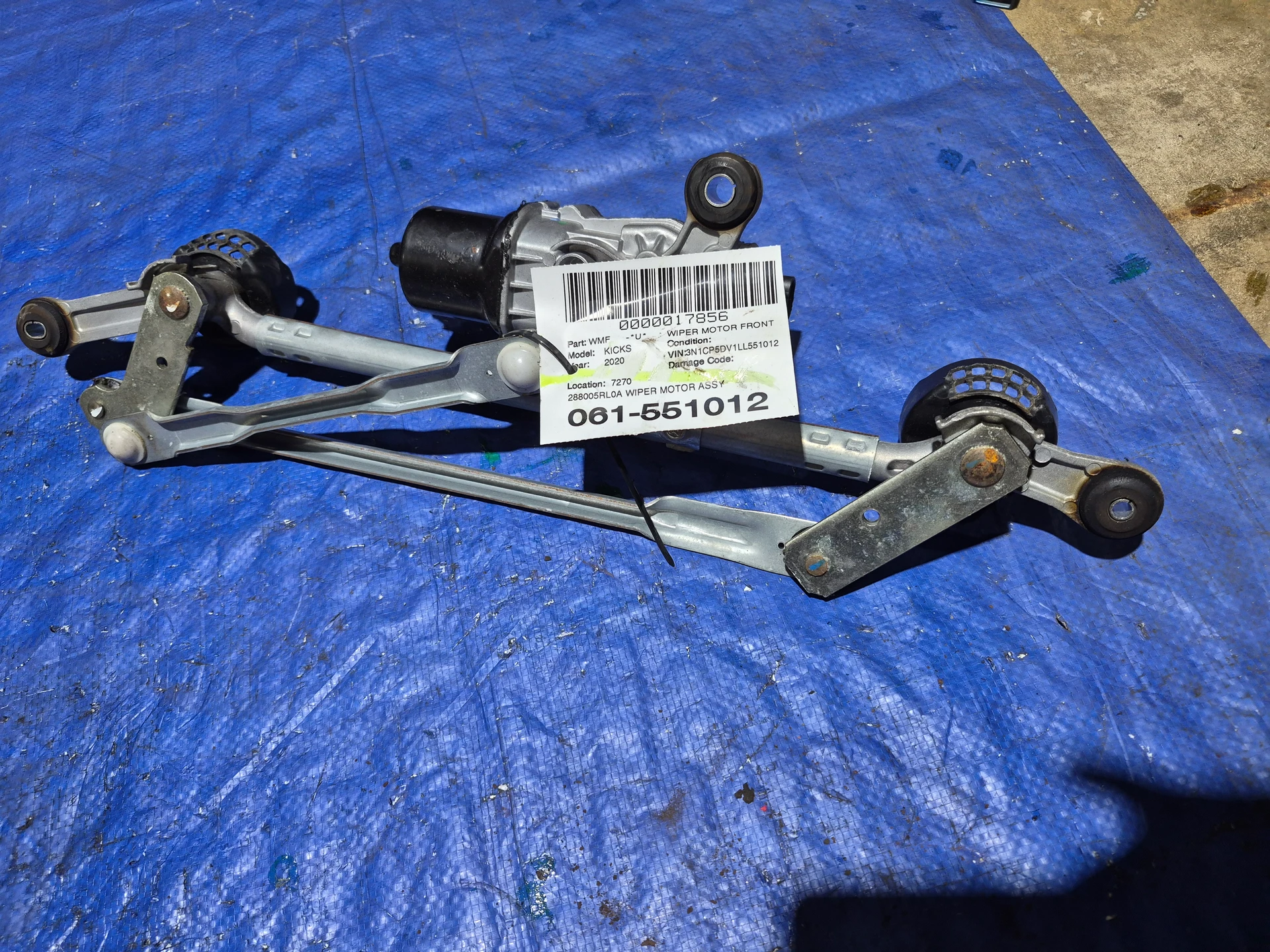 Wiper Motor Assy · 1