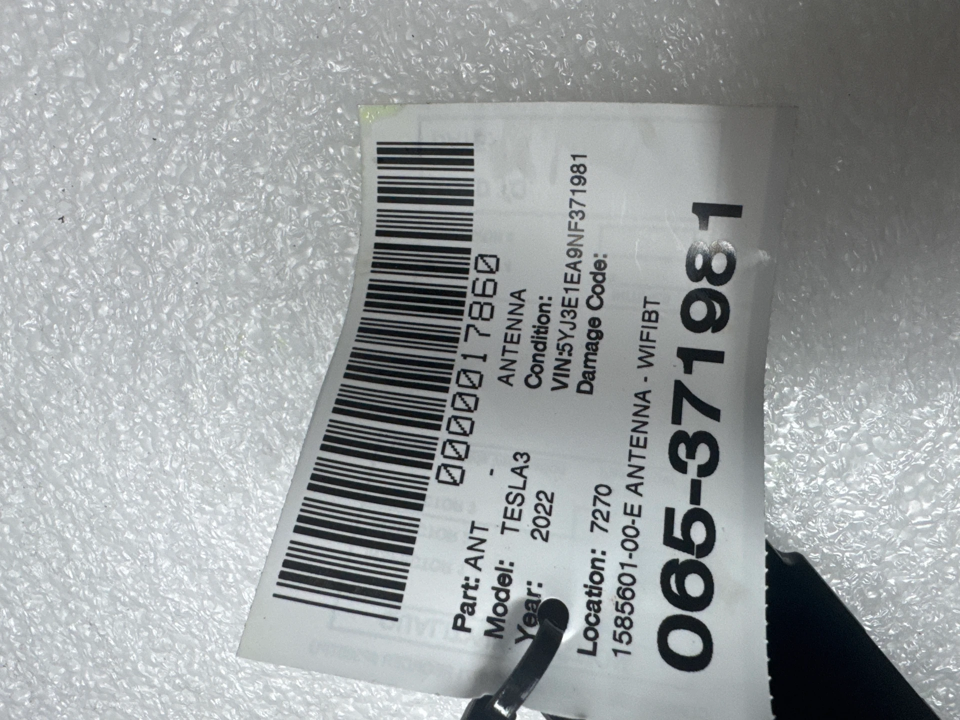 Antenna - Wifibt - Internal · 2