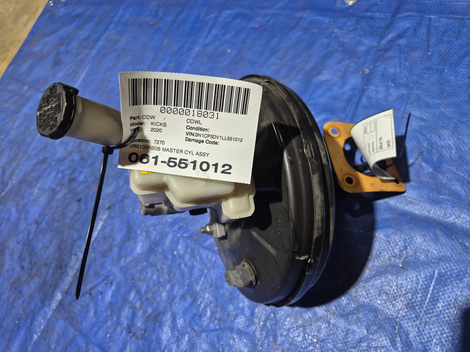 Master Cyl Assy · 1