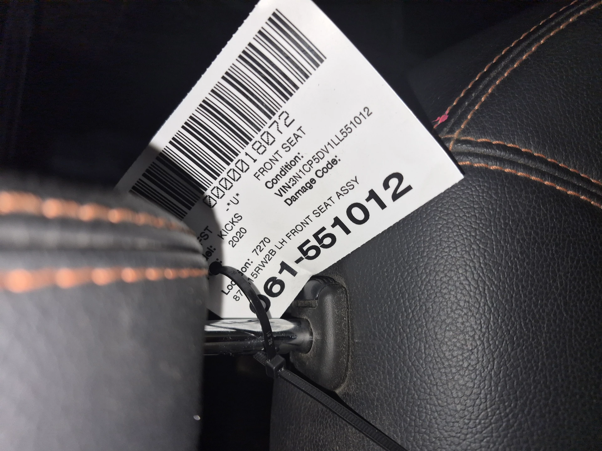 Lh Front Seat Assy · 2