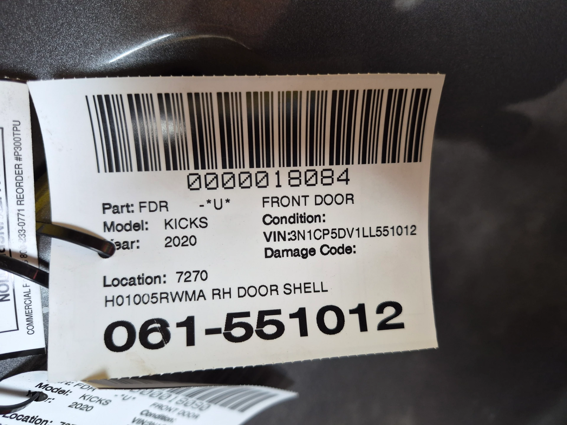 Rh Door Shell · 3