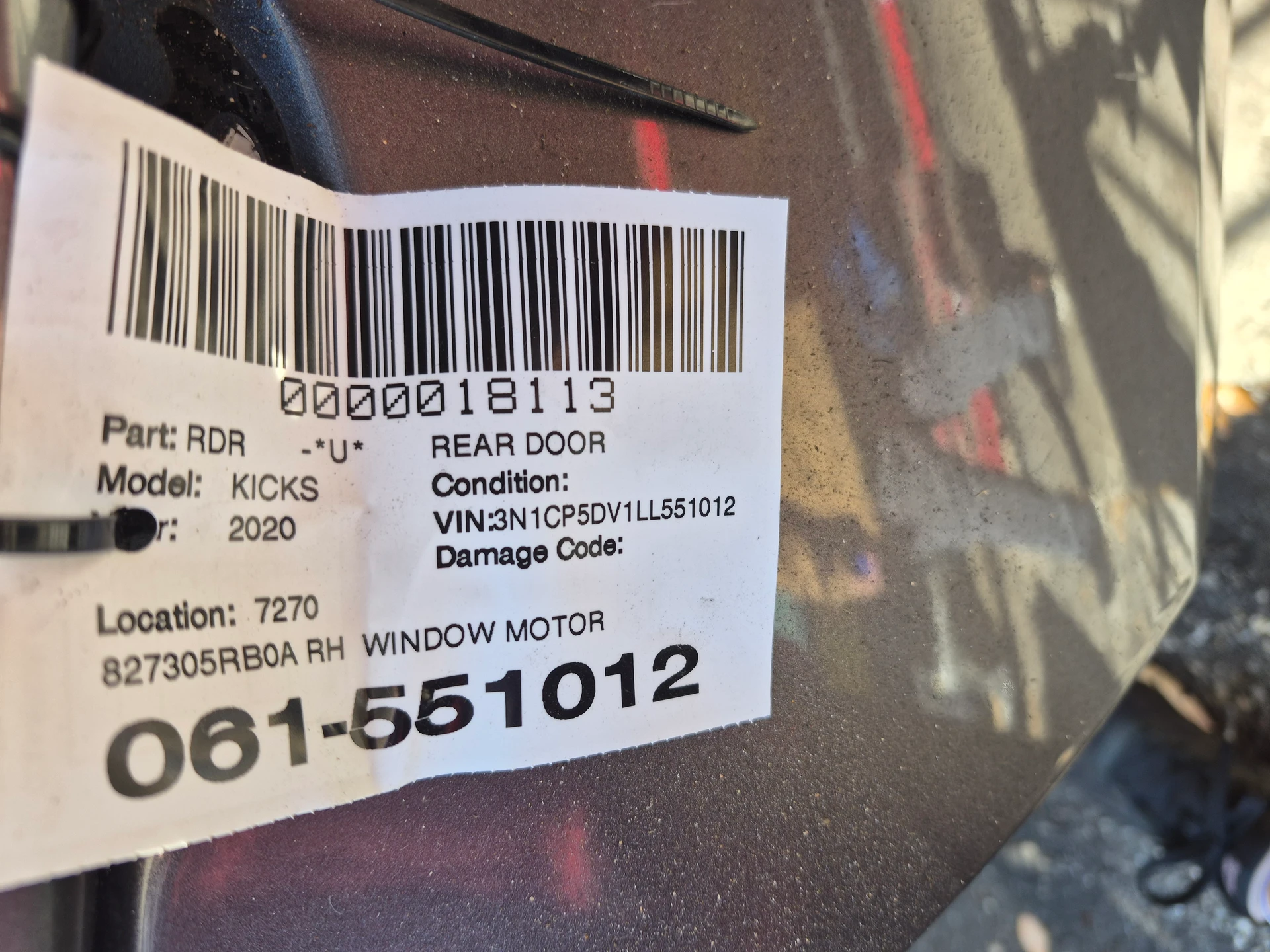 Rh Window Motor · 2