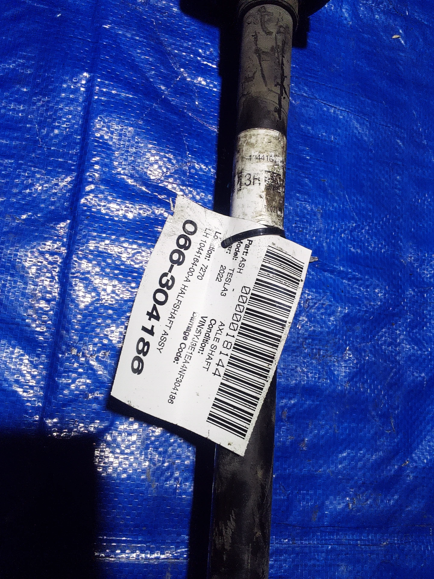Lh Halfshaft Assy Rear · 2