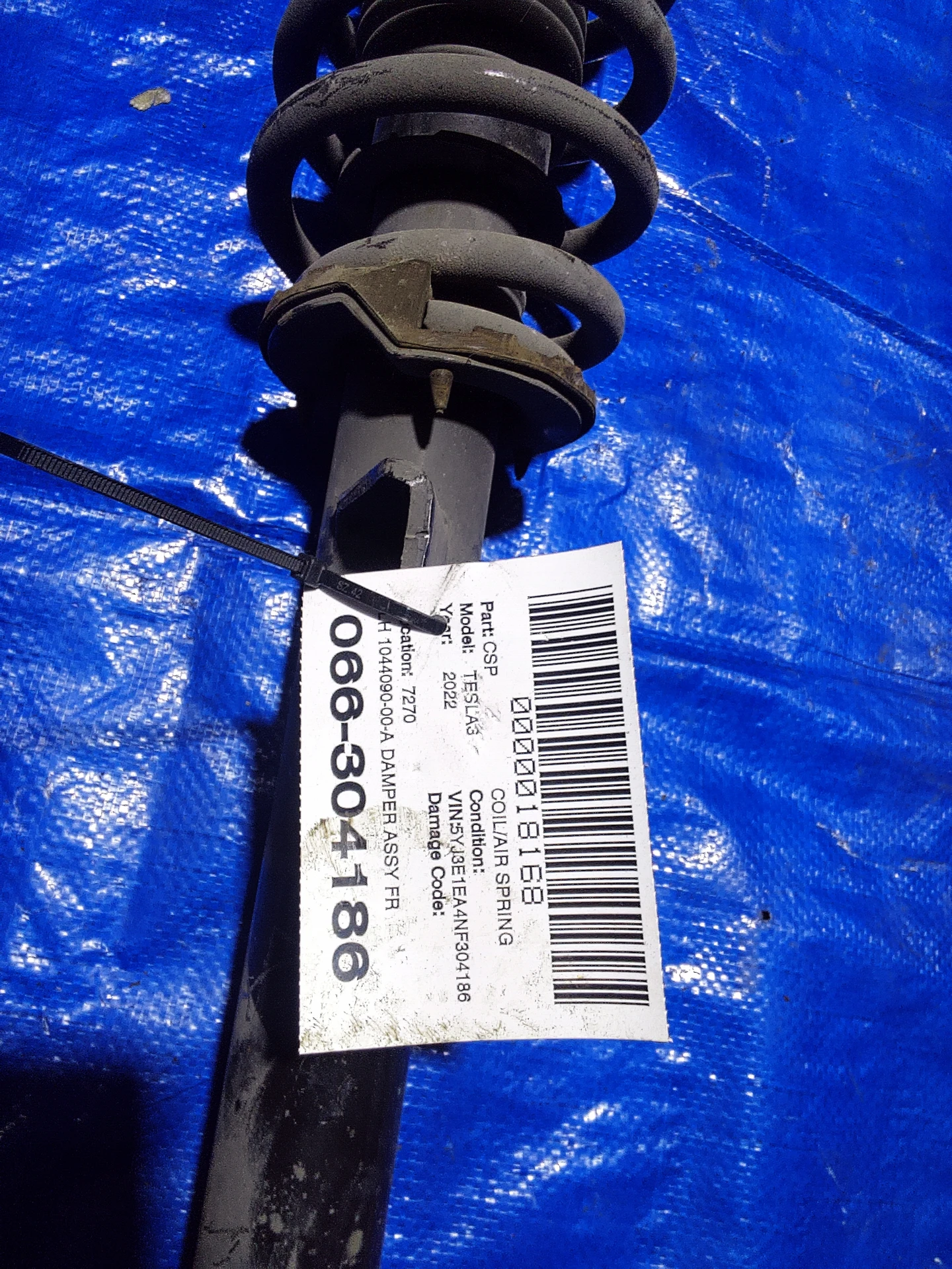 Lh Damper Assy Front Rear Wheel Drive · 2