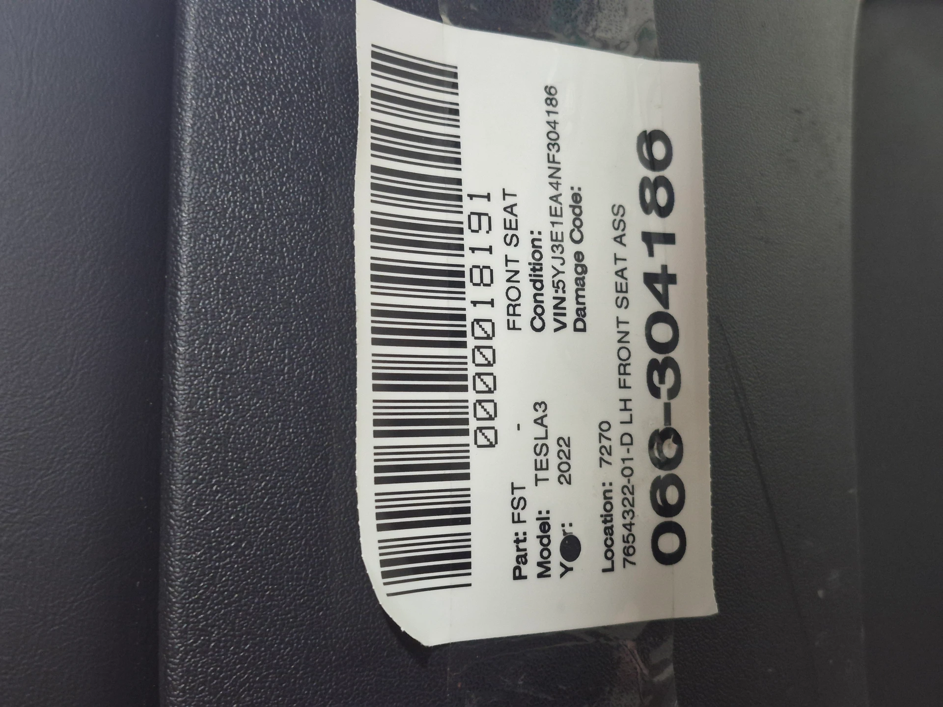 Lh Front Seat Assy · 2